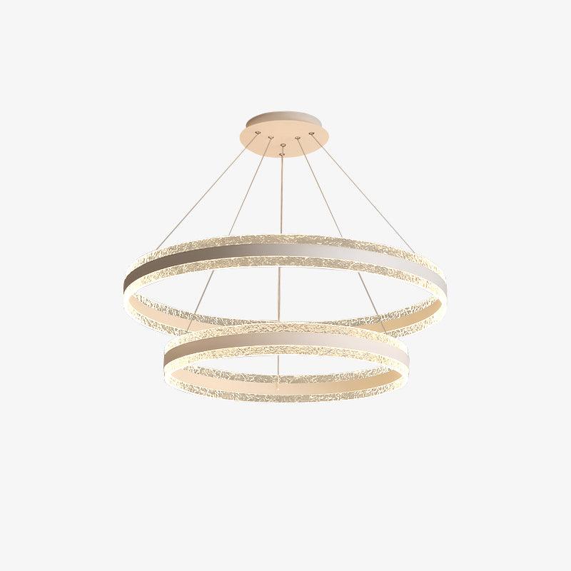 Modern Circle LED Chandelier - Blowlighting