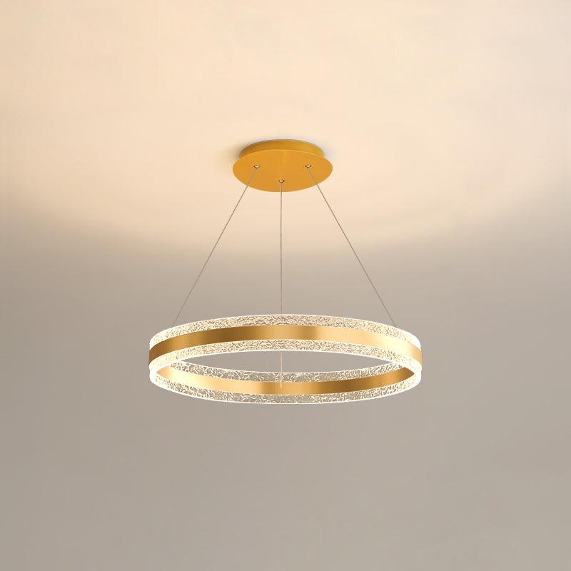 Modern Circle LED Chandelier - Blowlighting