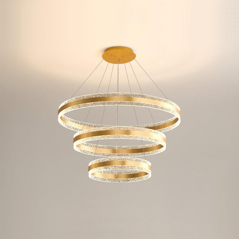 Modern Circle LED Chandelier - Blowlighting