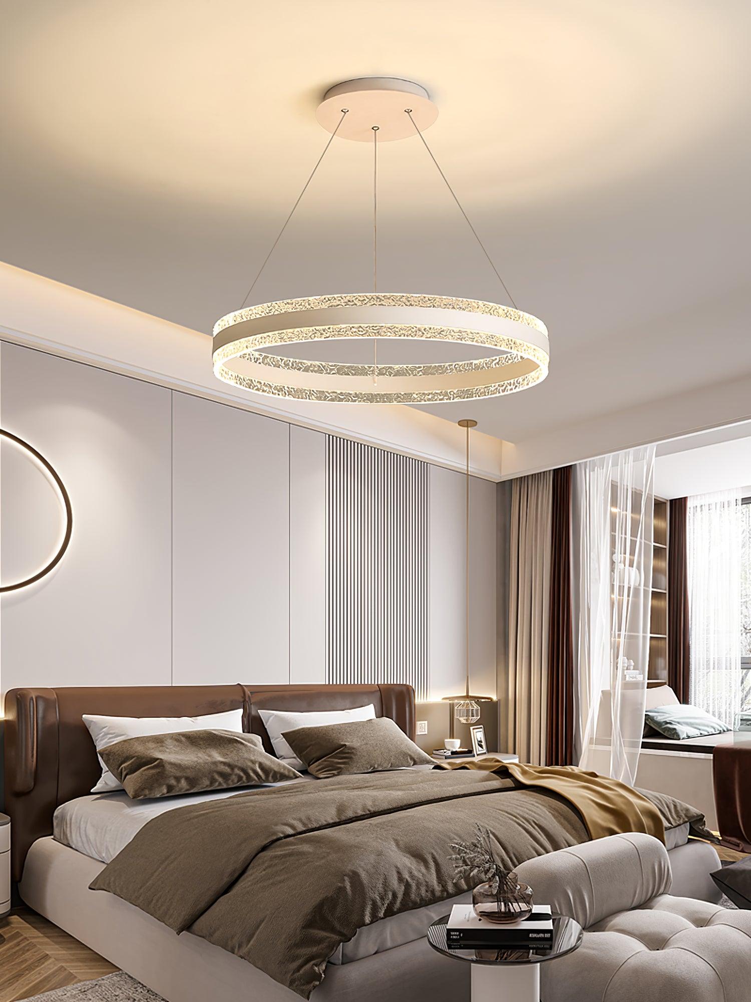 Modern Circle LED Chandelier - Blowlighting