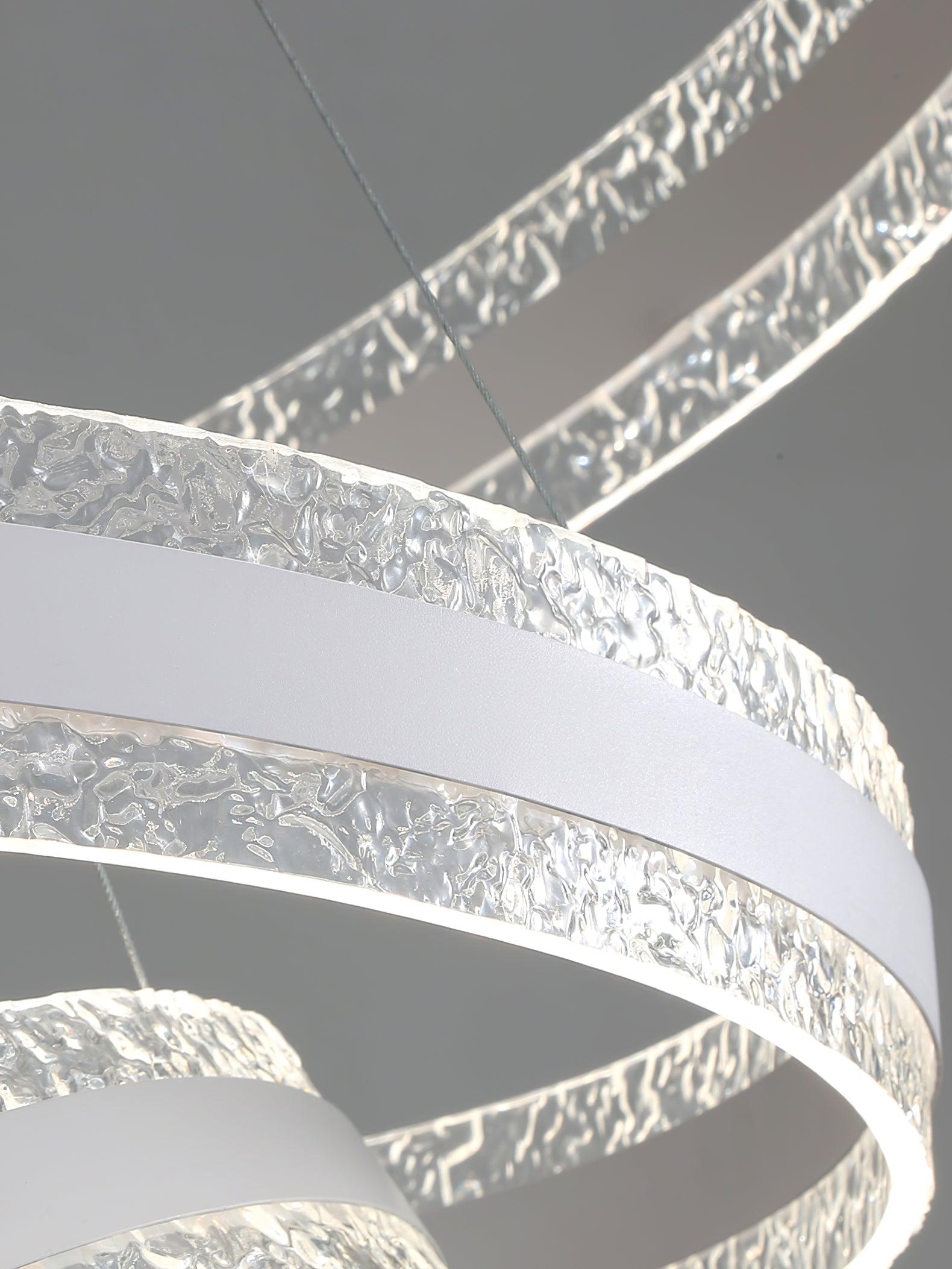 Modern Circle LED Chandelier - Blowlighting