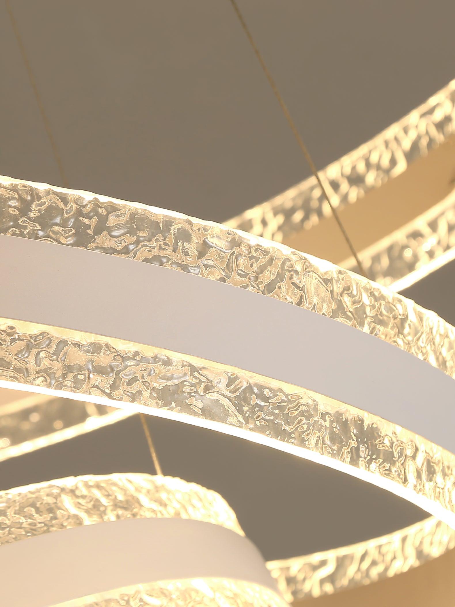 Modern Circle LED Chandelier - Blowlighting