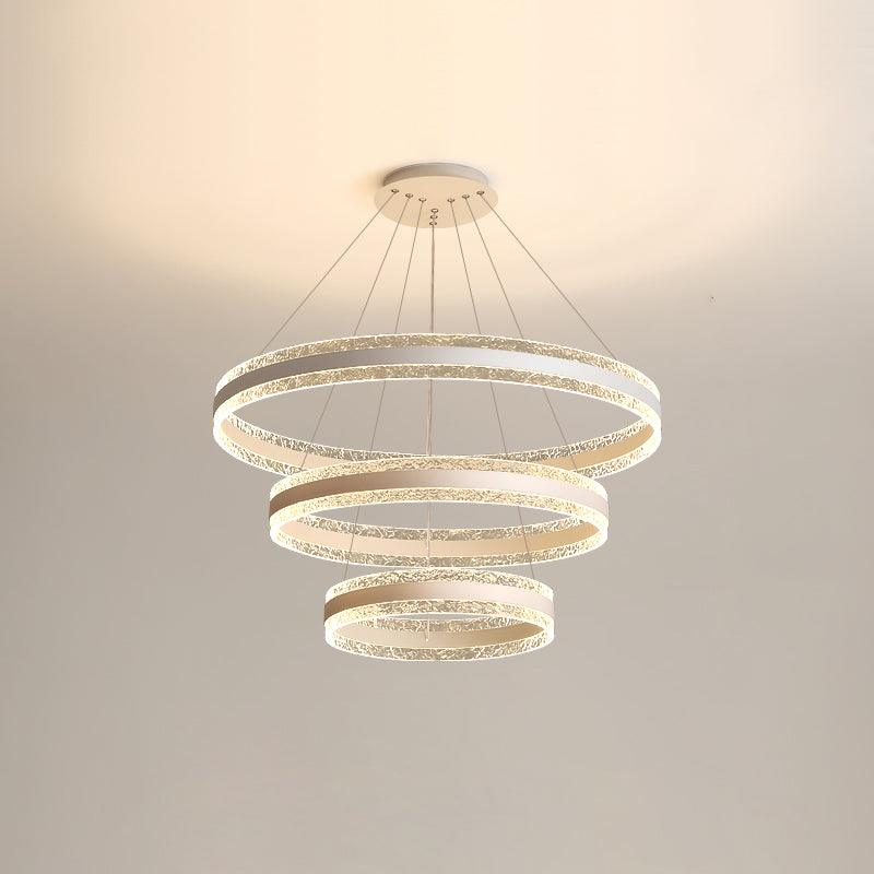 Modern Circle LED Chandelier - Blowlighting
