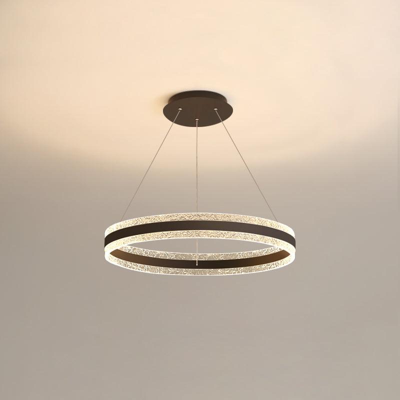 Modern Circle LED Chandelier - Blowlighting