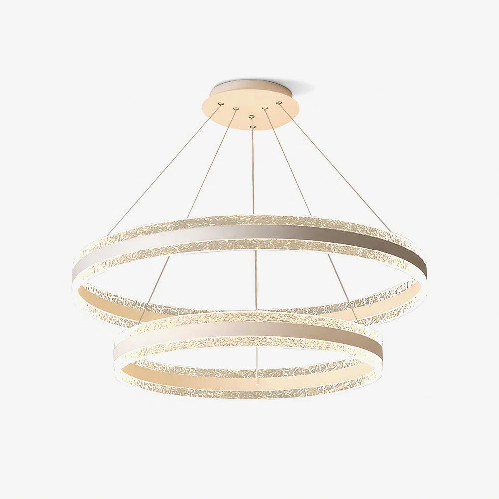 Modern Circle LED Chandelier - Blowlighting