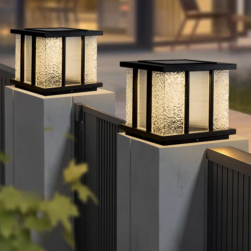 Modern Cube Solar Outdoor Light - Blowlighting