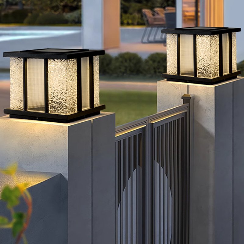 Modern Cube Solar Outdoor Light - Blowlighting