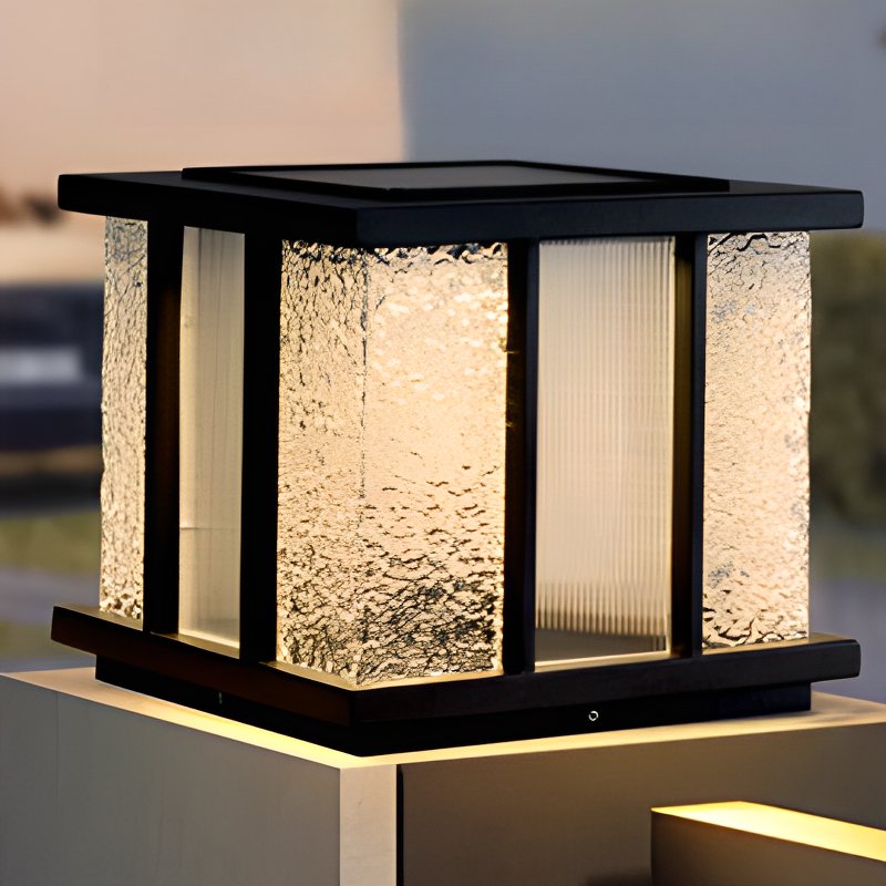 Modern Cube Solar Outdoor Light - Blowlighting