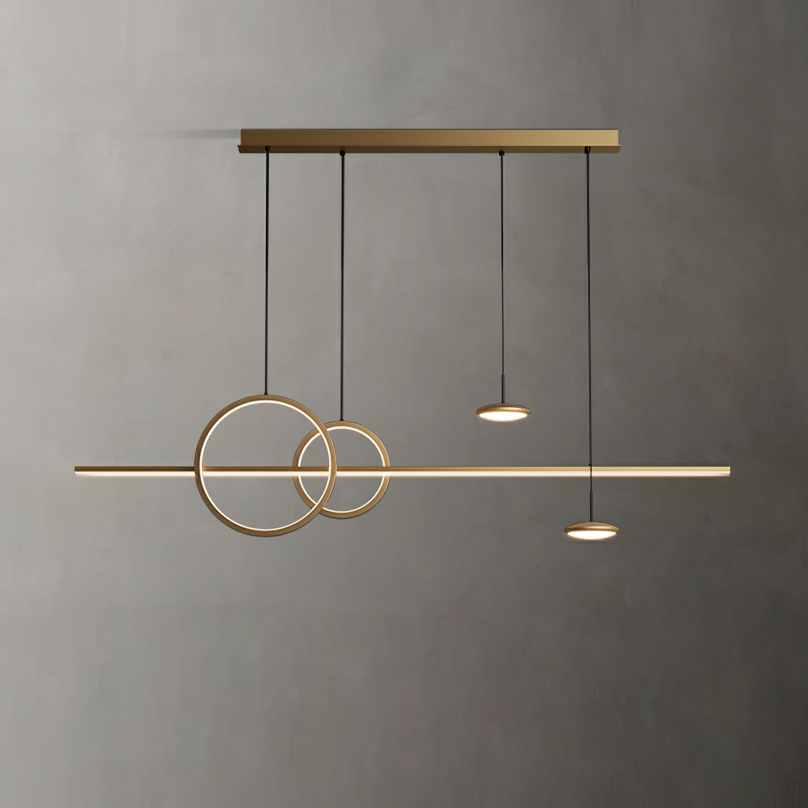 Aurora Pendant Lamp Geometric Ring Minimalist - Blowlighting