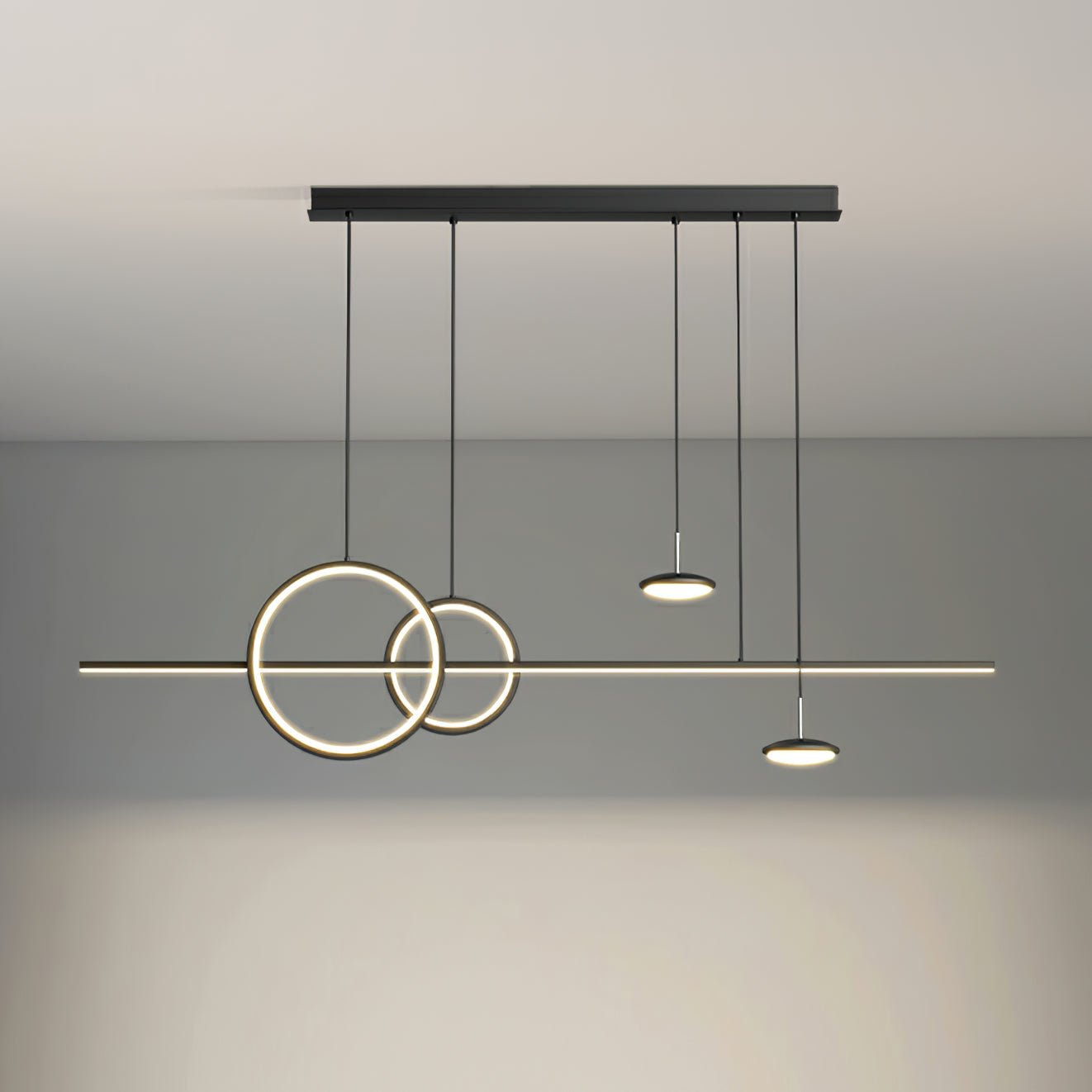 Aurora Pendant Lamp Geometric Ring Minimalist - Blowlighting