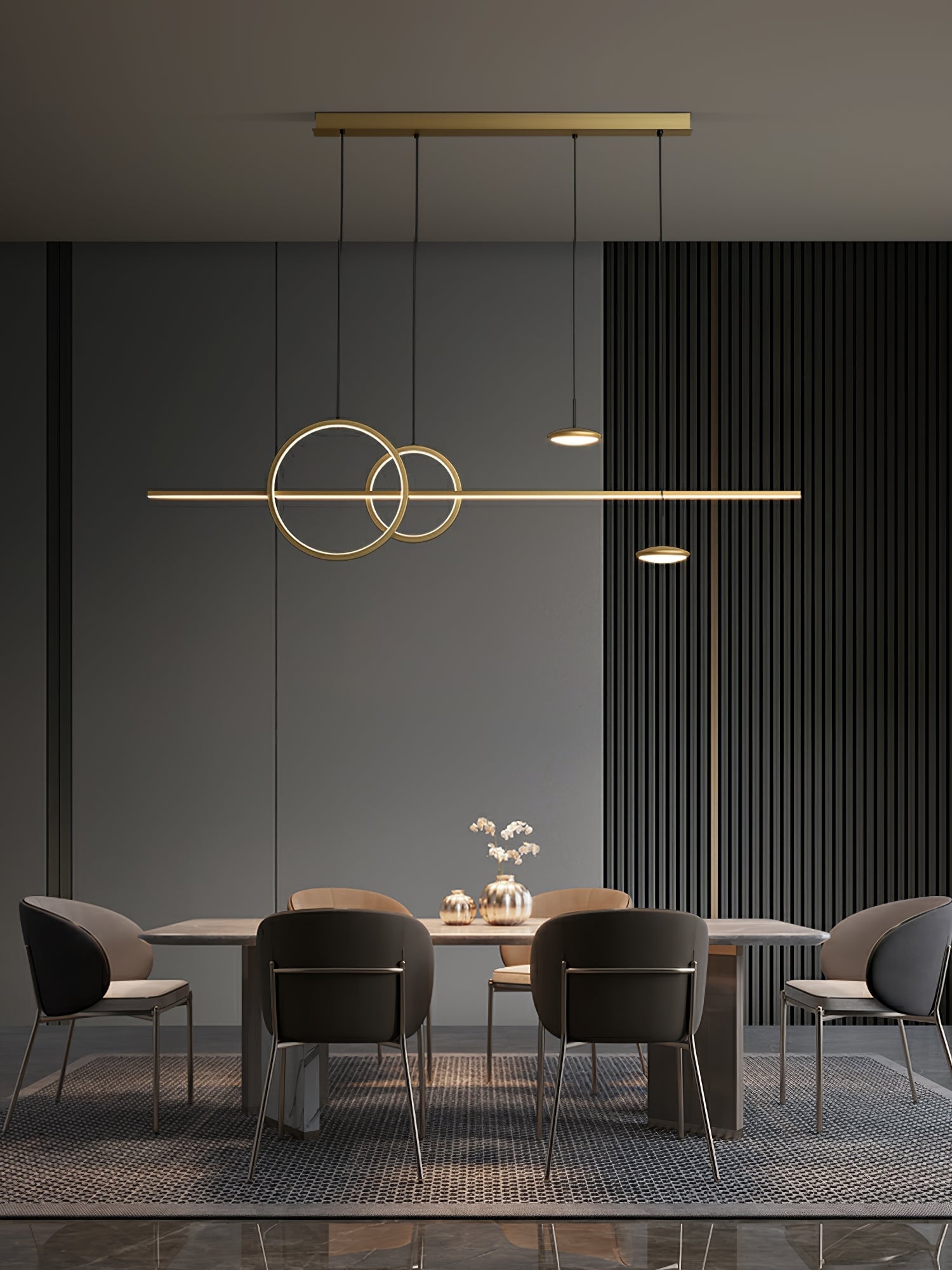 Aurora Pendant Lamp Geometric Ring Minimalist - Blowlighting