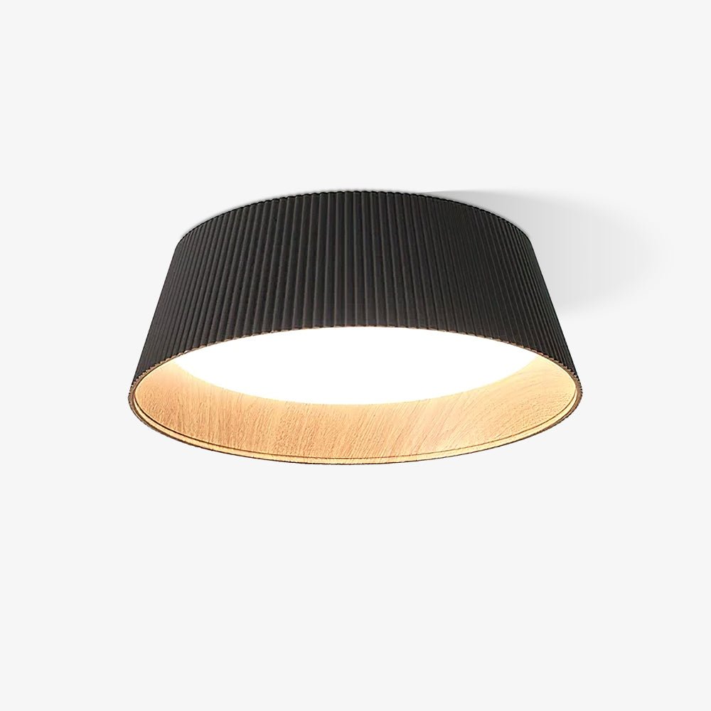 Modern Ribbed Ceiling Light - Blowlighting