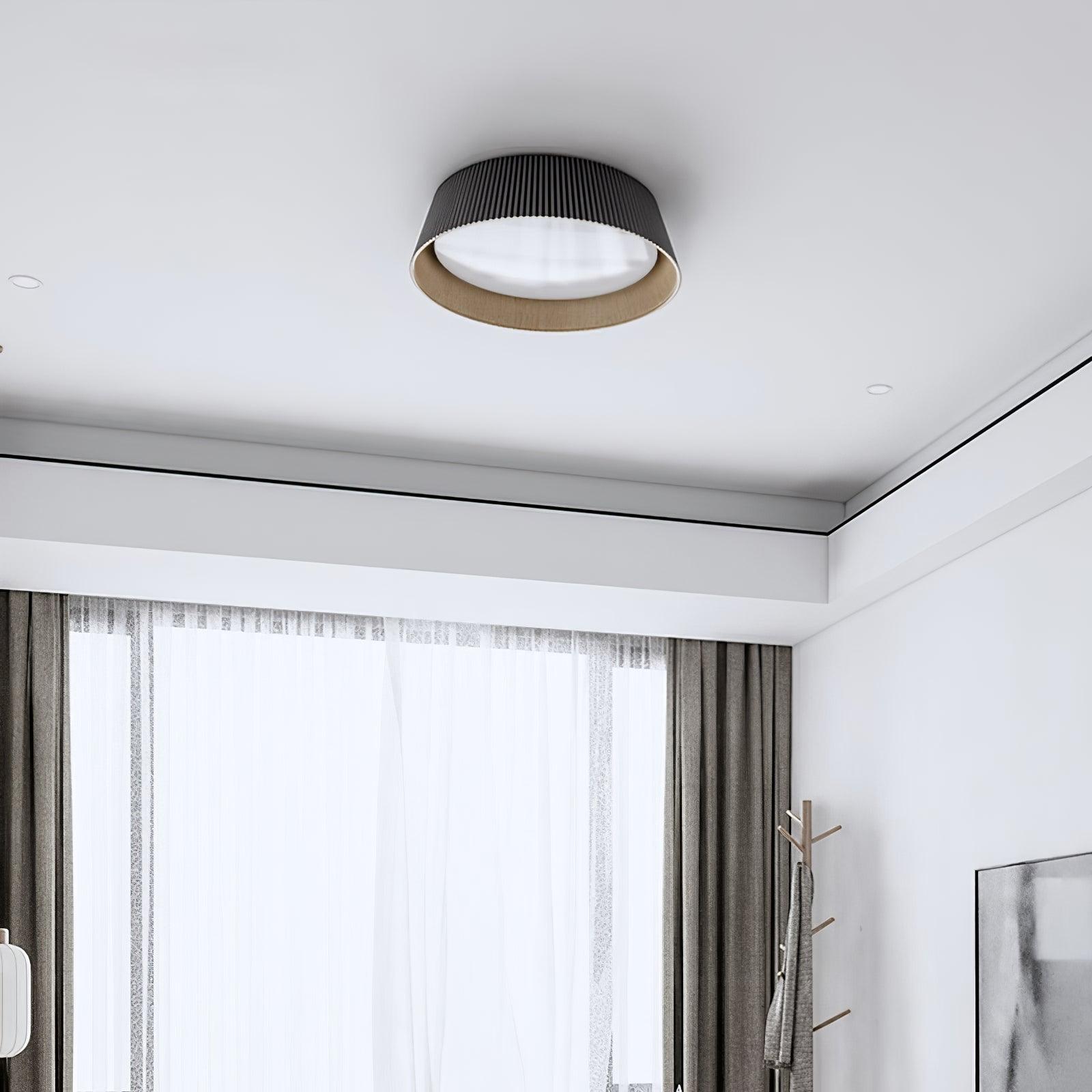 Modern Ribbed Ceiling Light - Blowlighting