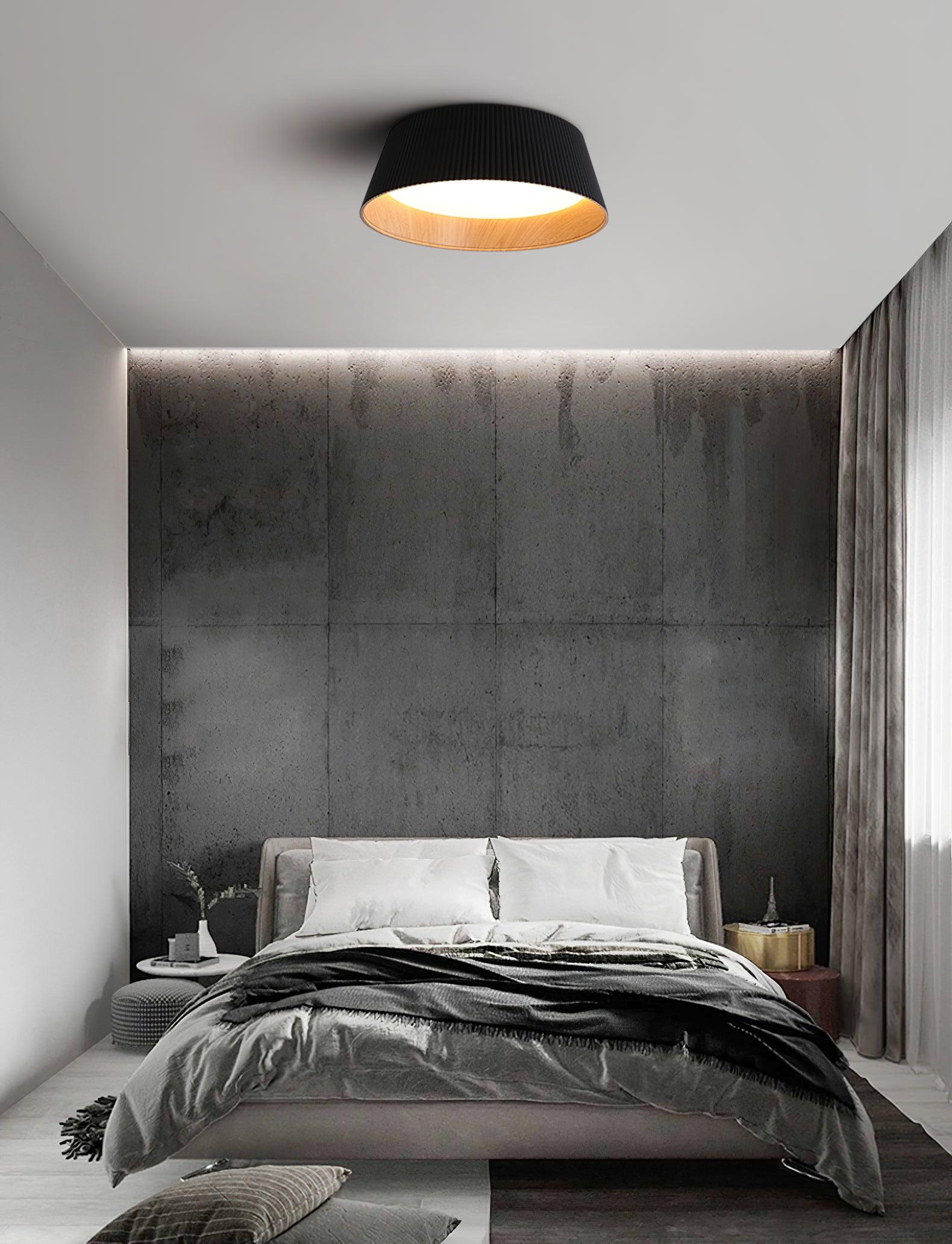 Modern Ribbed Ceiling Light - Blowlighting