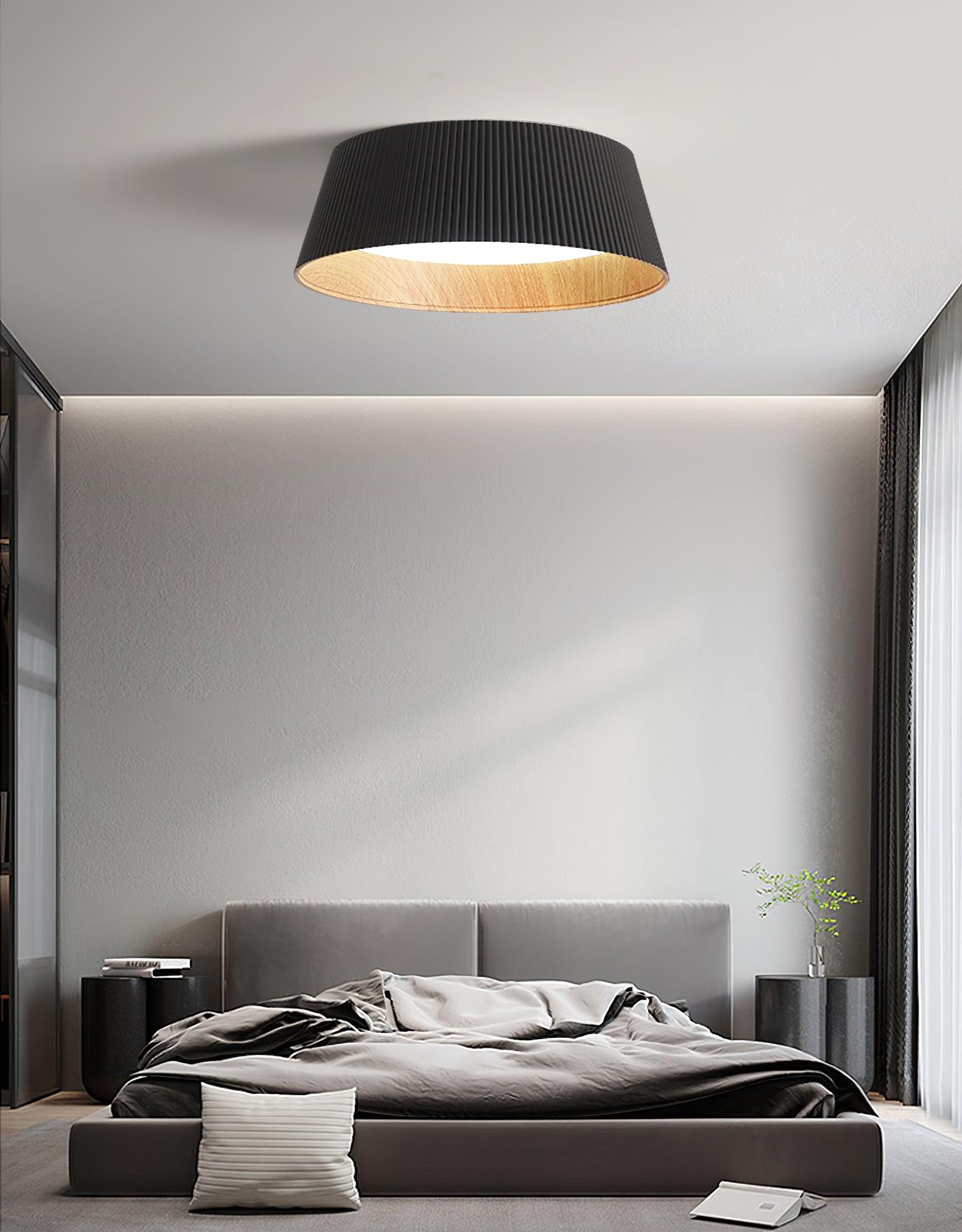 Modern Ribbed Ceiling Light - Blowlighting