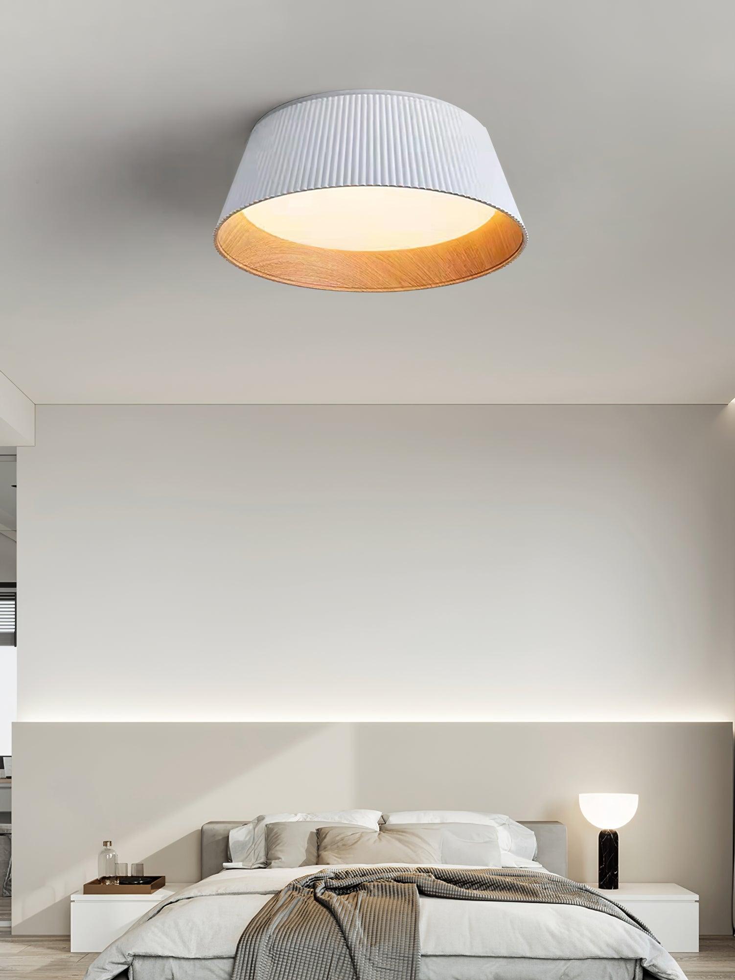 Modern Ribbed Ceiling Light - Blowlighting