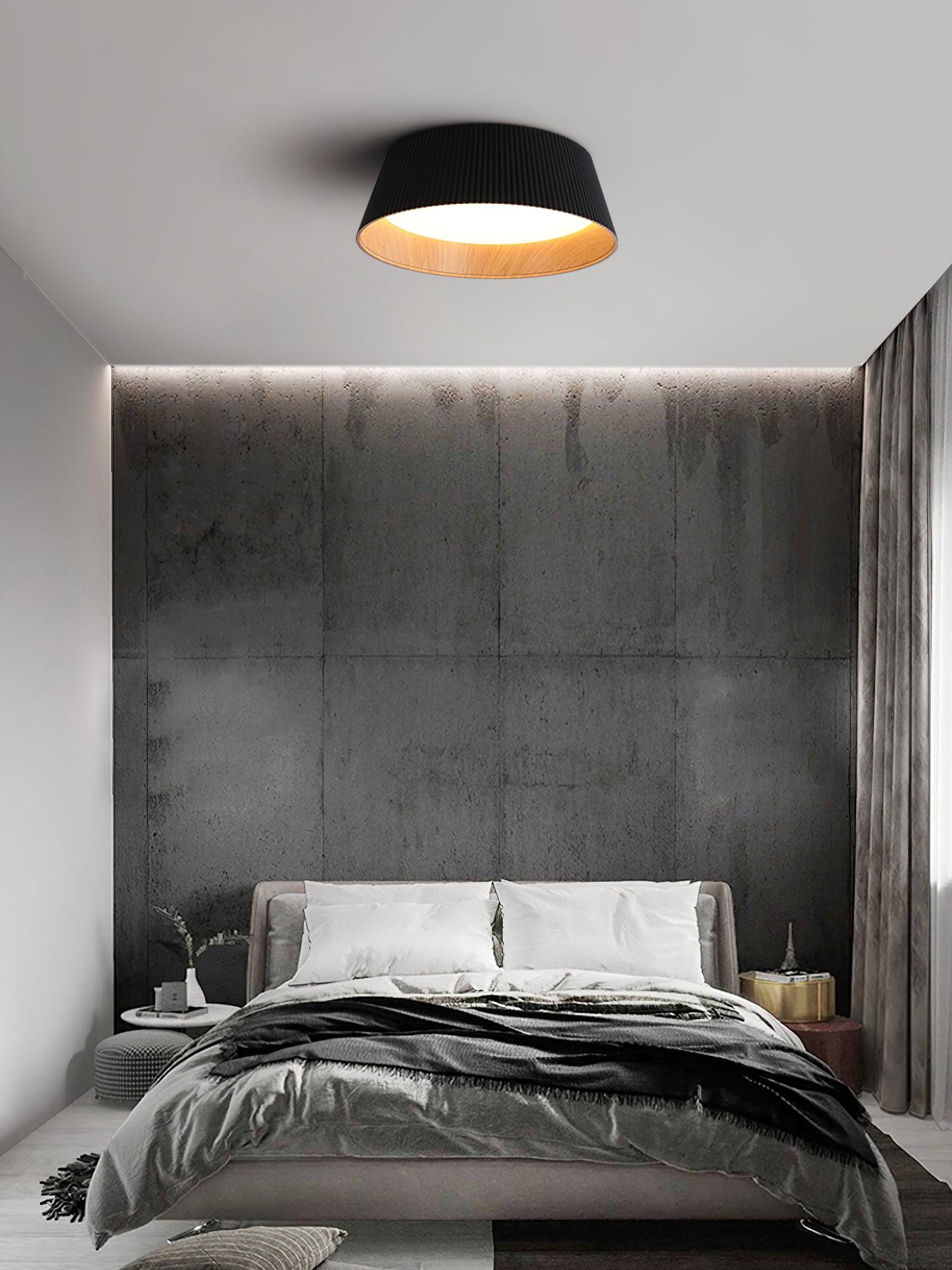 Modern Ribbed Ceiling Light - Blowlighting