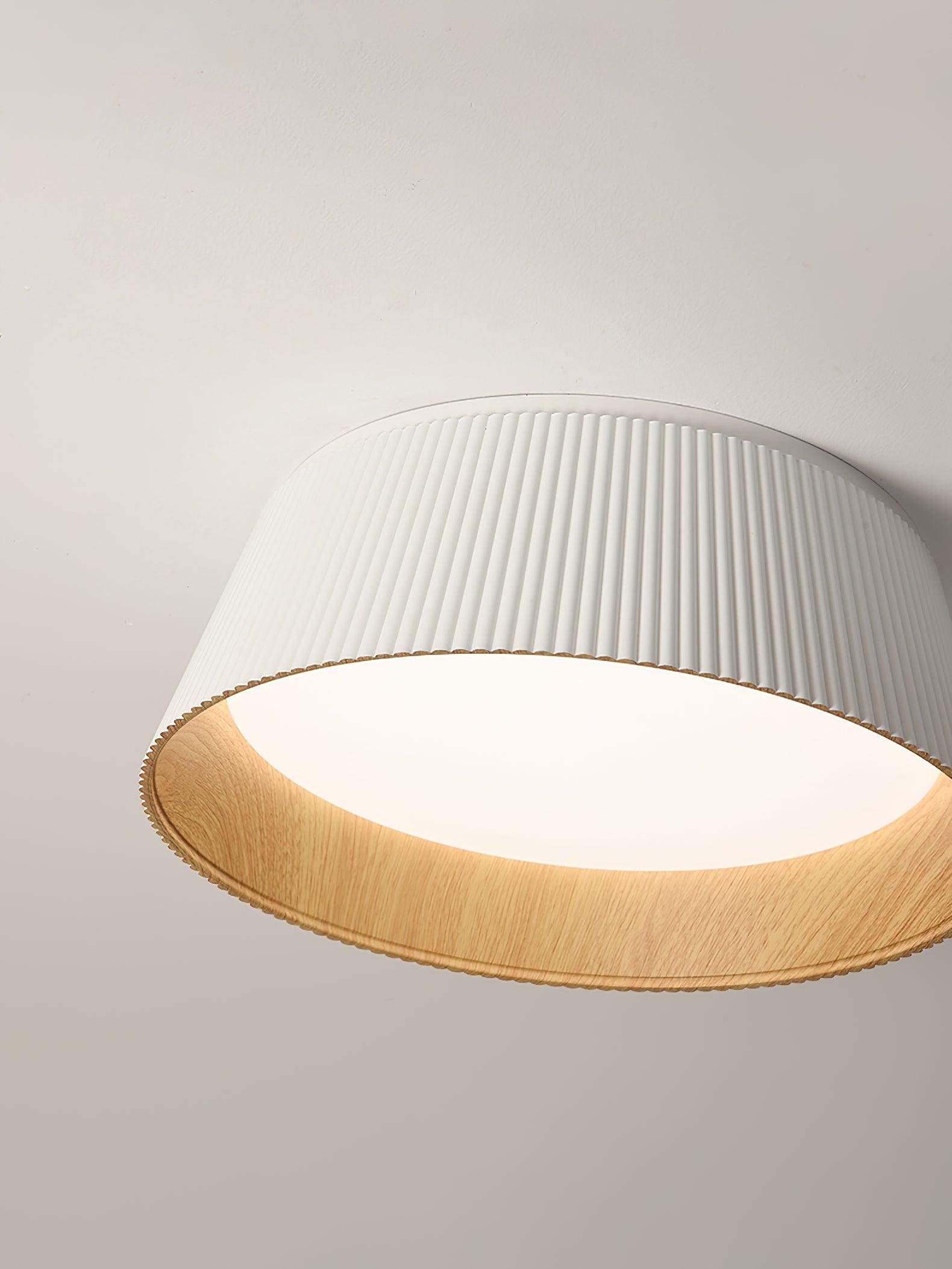 Modern Ribbed Ceiling Light - Blowlighting