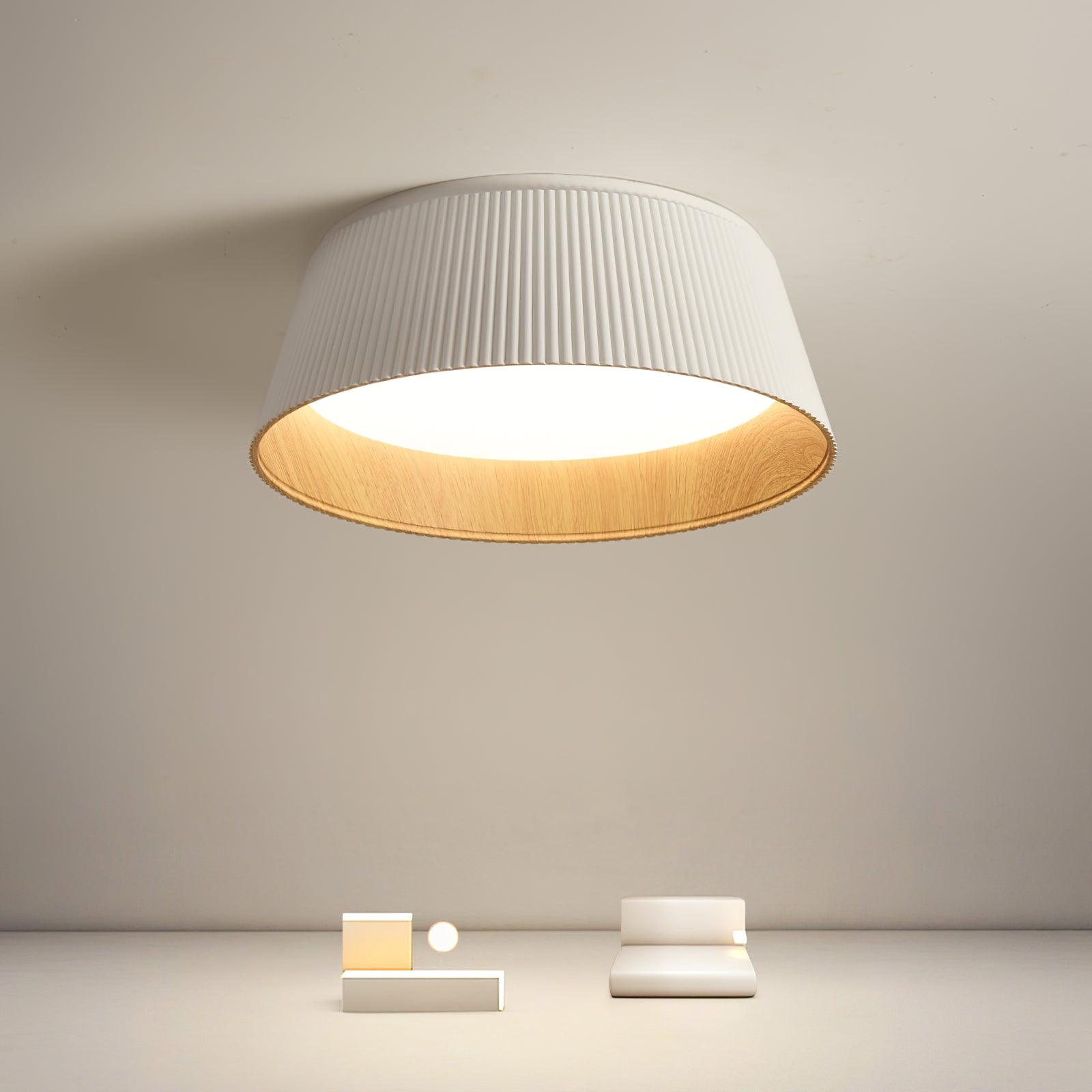 Modern Ribbed Ceiling Light - Blowlighting