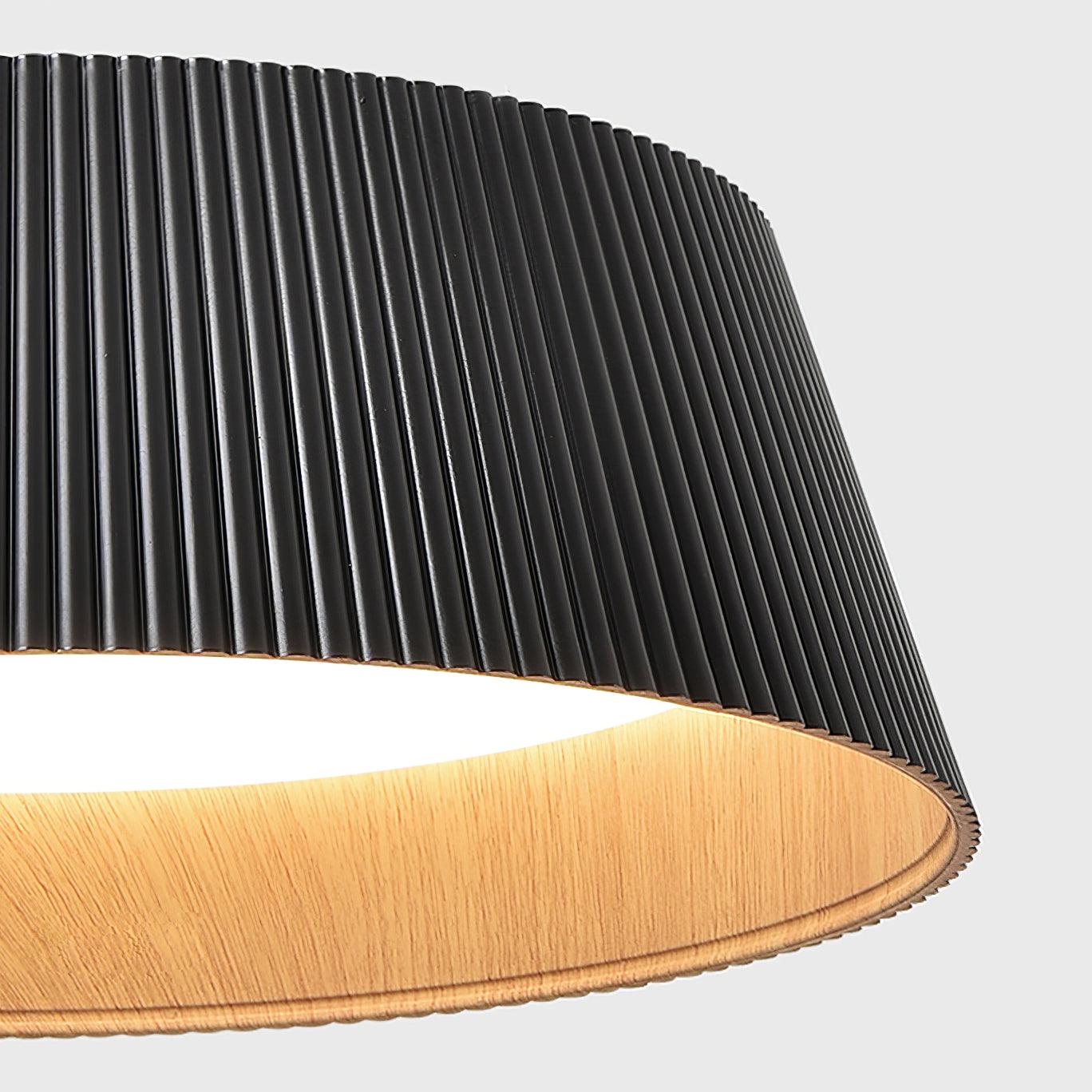 Modern Ribbed Ceiling Light - Blowlighting