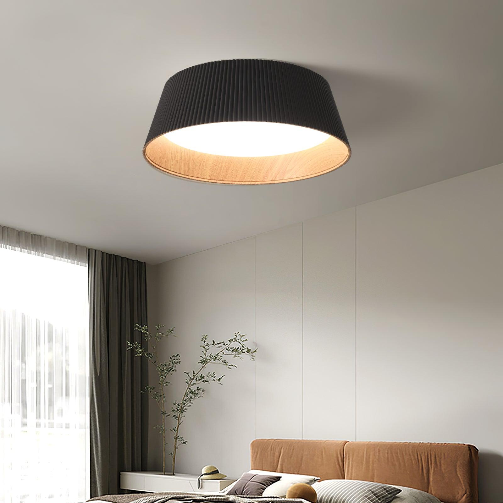 Modern Ribbed Ceiling Light - Blowlighting