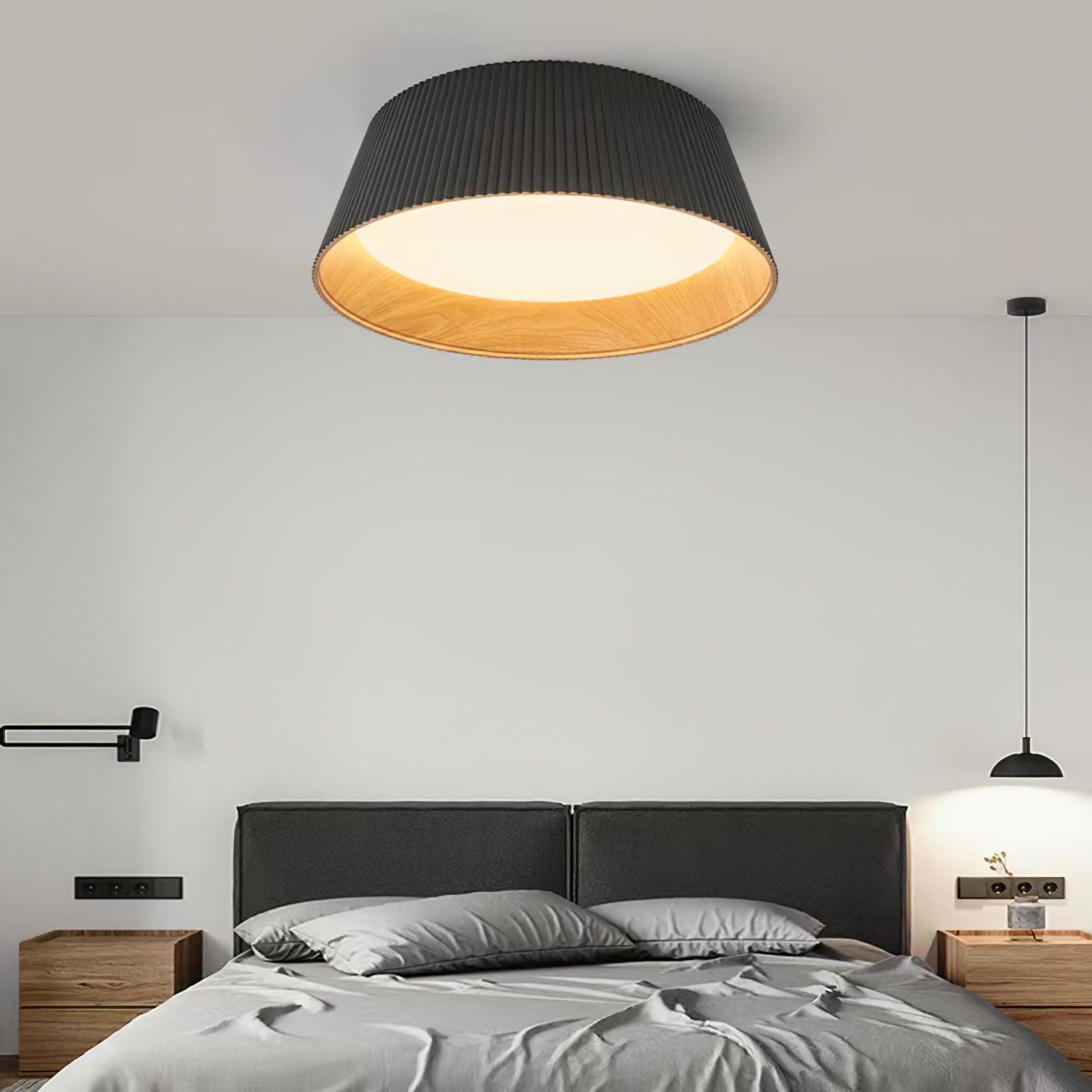 Modern Ribbed Ceiling Light - Blowlighting