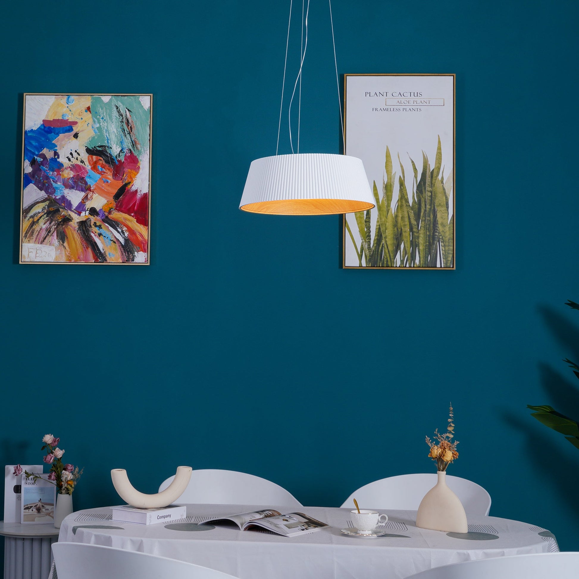 Modern Ribbed Pendant Light - Blowlighting