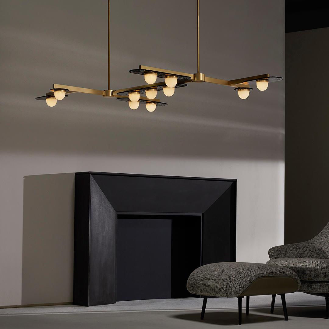 Modulo Horizontal Chandelier - Blowlighting