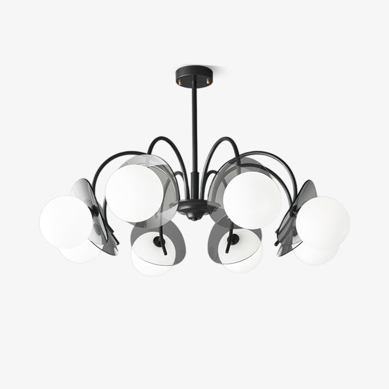 Aurora Chandelier Globe Arm Sculptural - Blowlighting