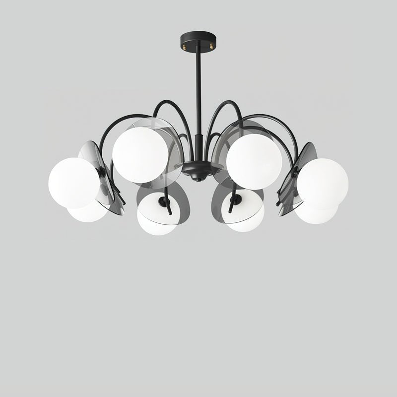 Aurora Chandelier Globe Arm Sculptural - Blowlighting