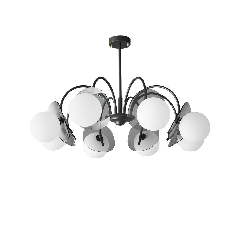 Aurora Chandelier Globe Arm Sculptural - Blowlighting