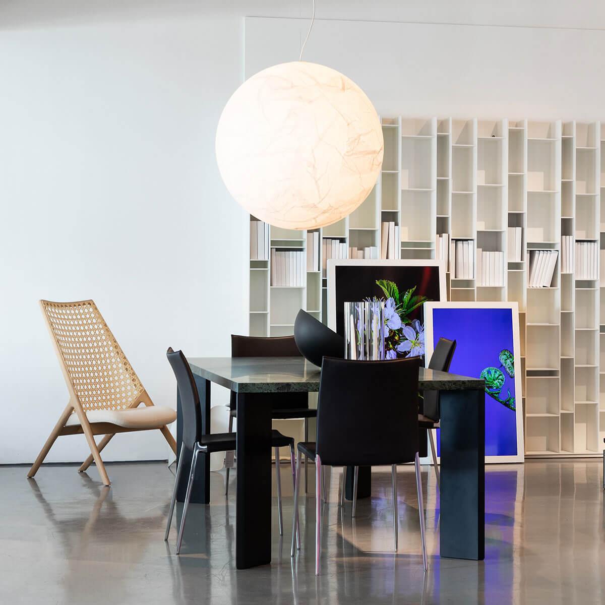 Globe Minimalist Silk Pendant Lamp - Blowlighting