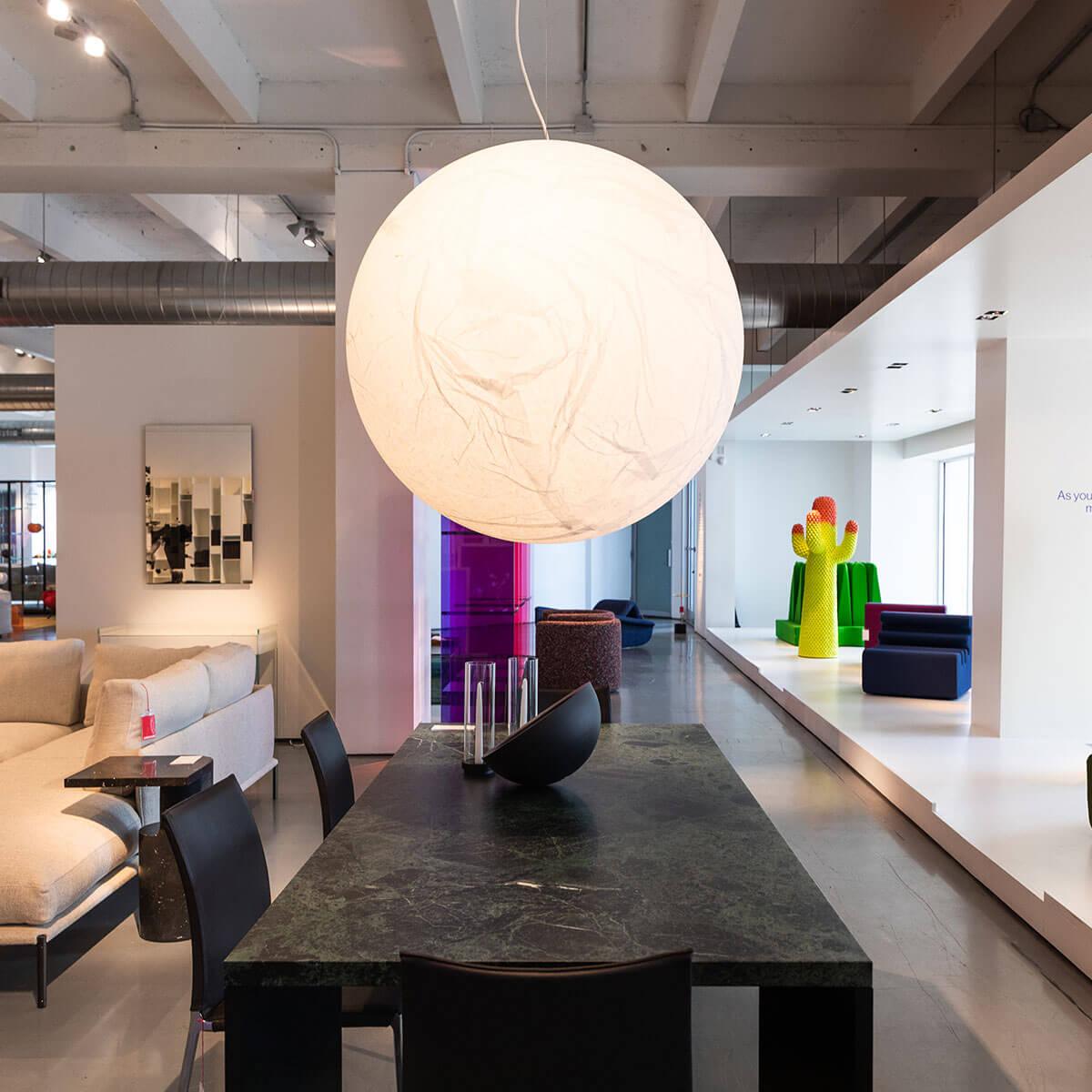 Globe Minimalist Silk Pendant Lamp - Blowlighting