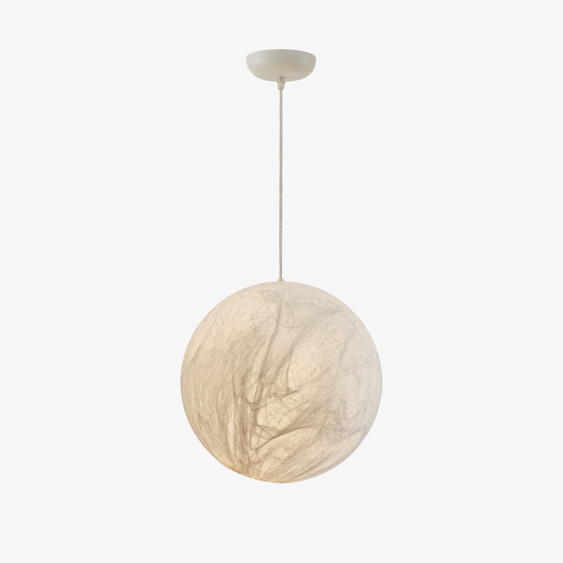 Globe Minimalist Silk Pendant Lamp - Blowlighting