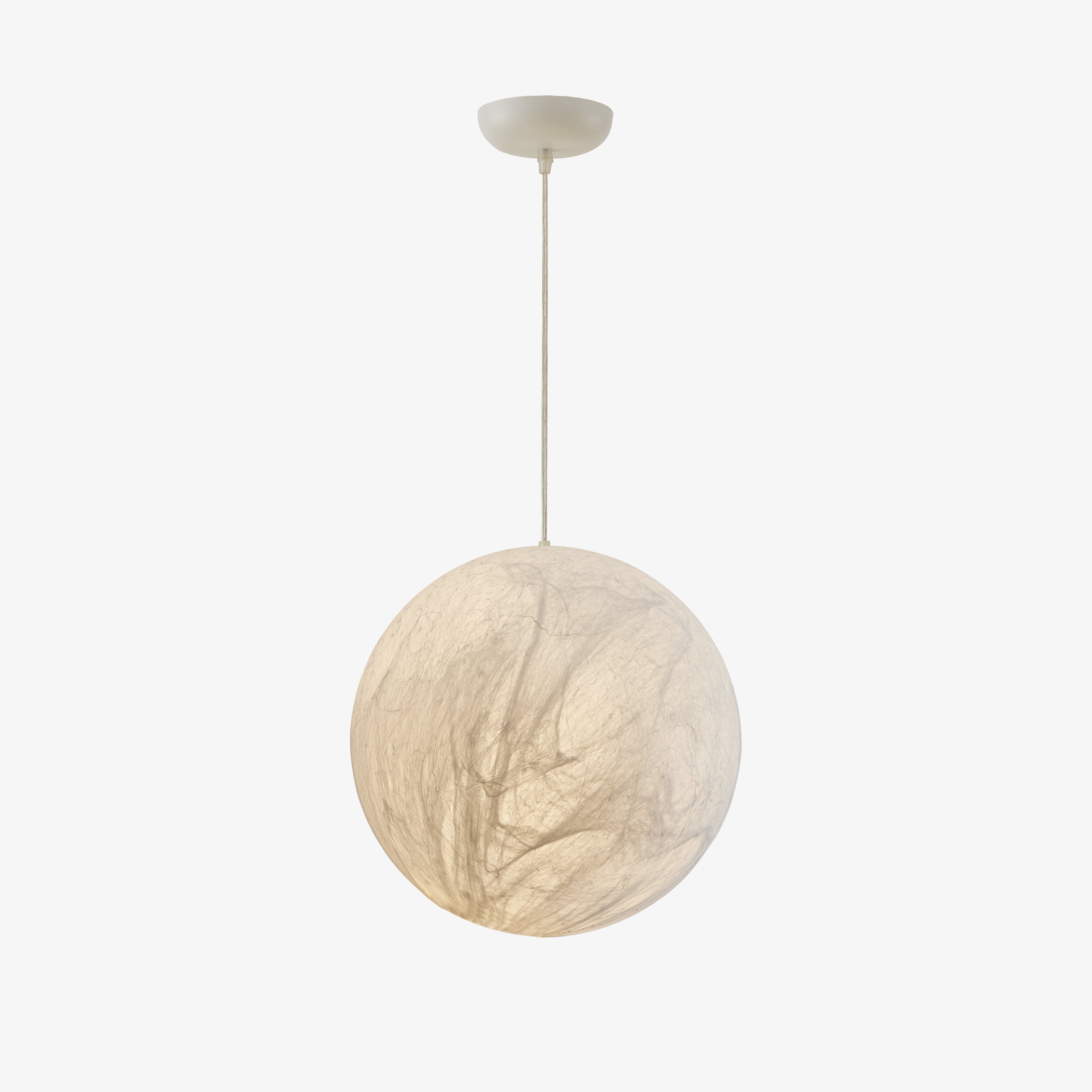 Globe Minimalist Silk Pendant Lamp - Blowlighting