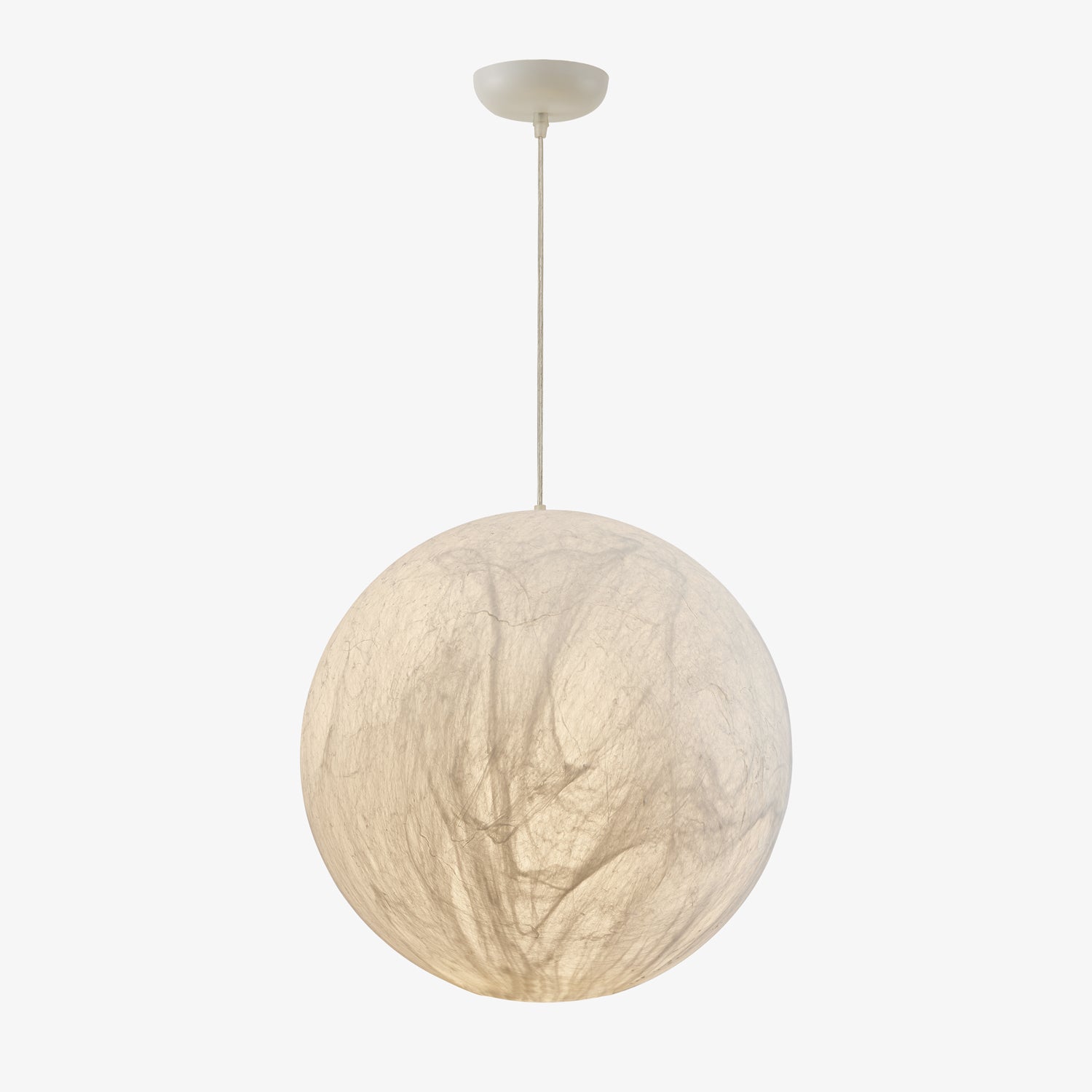 Globe Minimalist Silk Pendant Lamp - Blowlighting