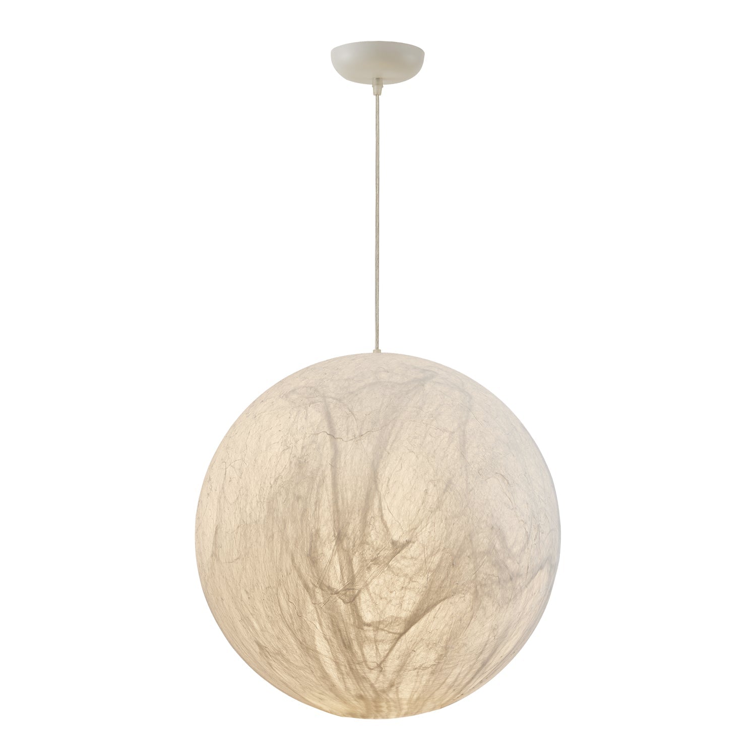 Globe Minimalist Silk Pendant Lamp - Blowlighting