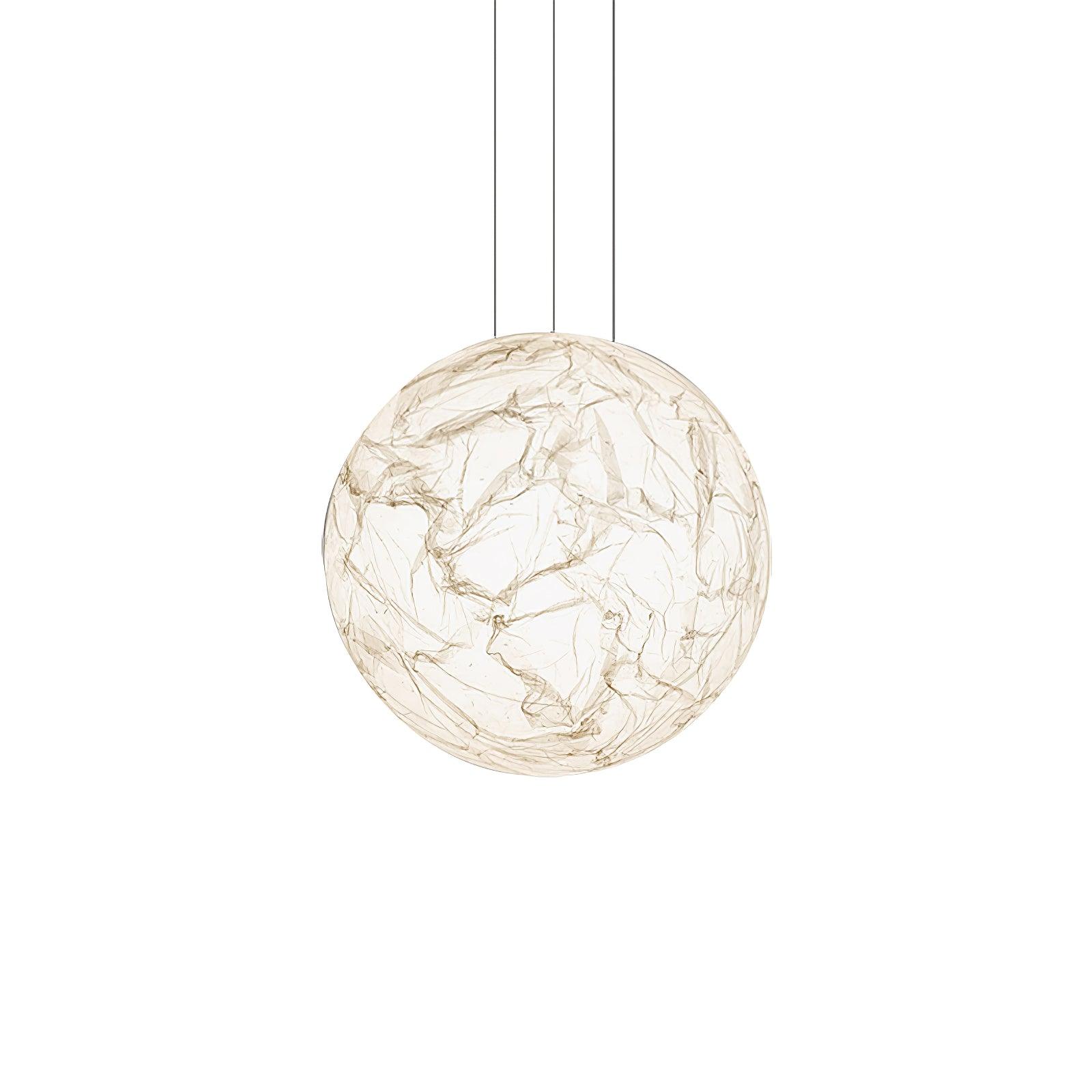 Globe Minimalist Silk Pendant Lamp - Blowlighting