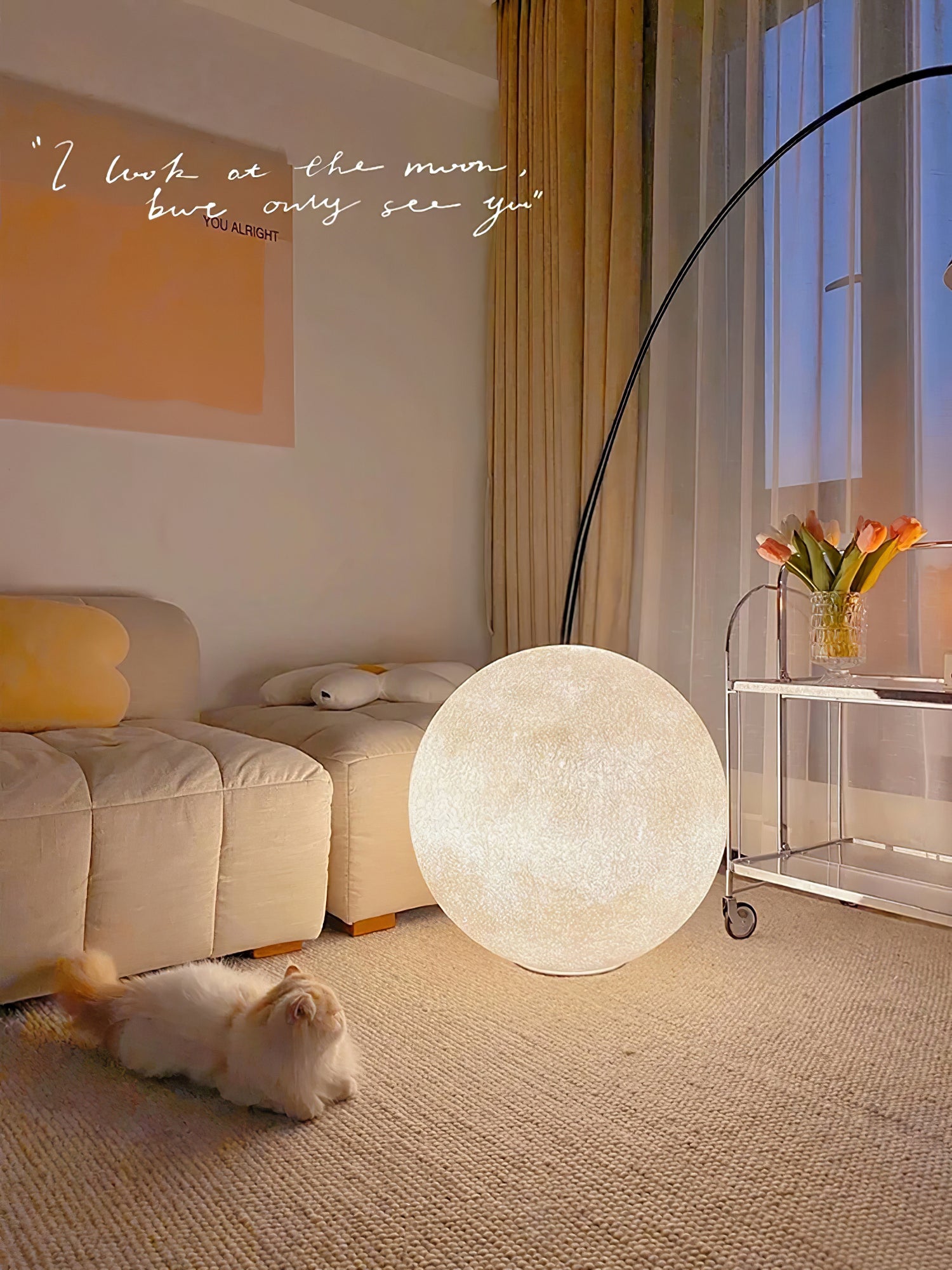 Moon Table Lamp - Blowlighting