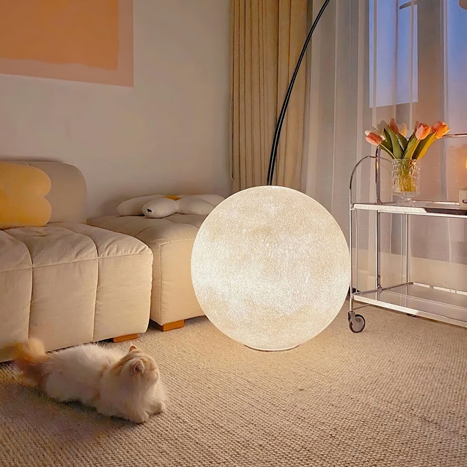 Moon Table Lamp - Blowlighting