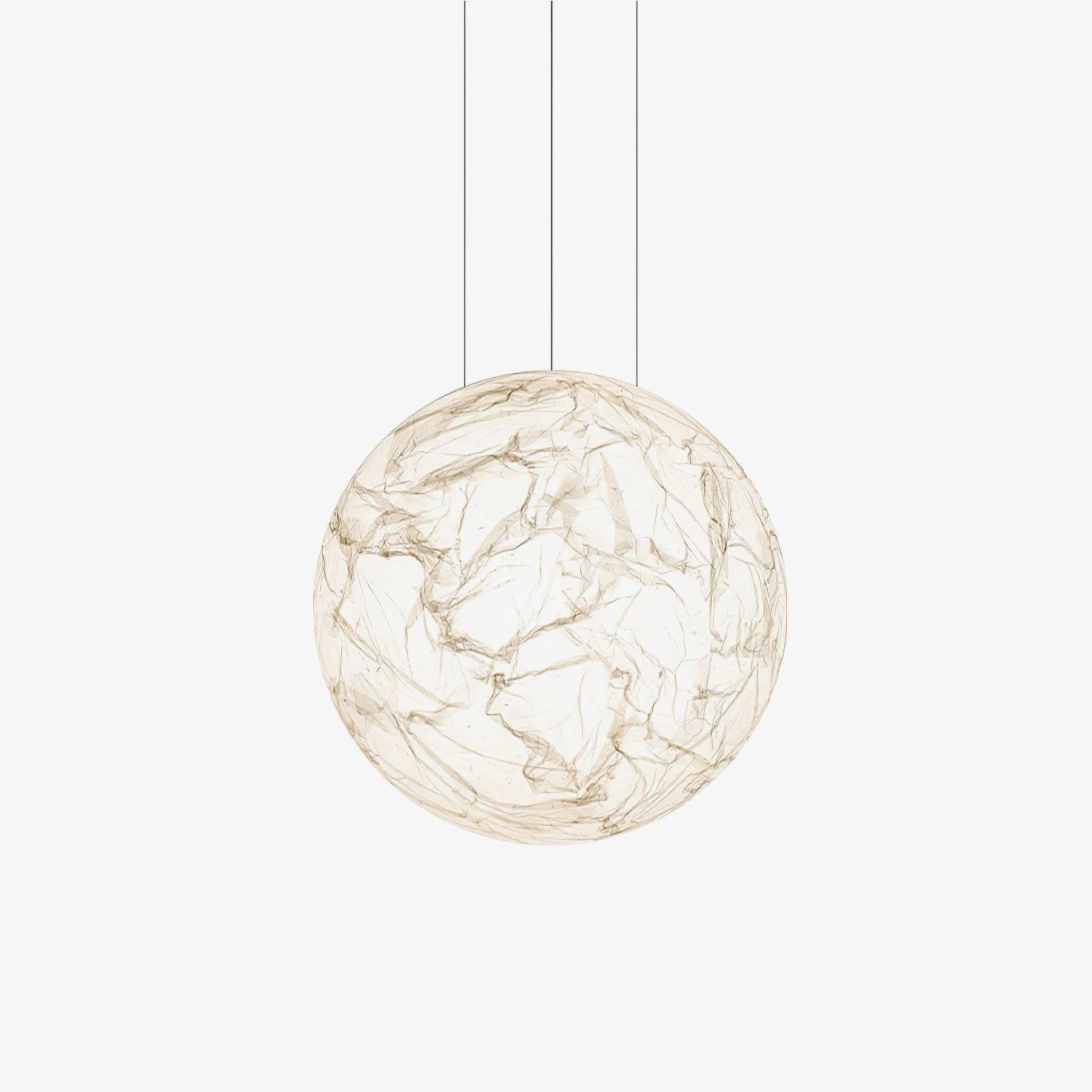 Globe Minimalist Silk Pendant Lamp - Blowlighting