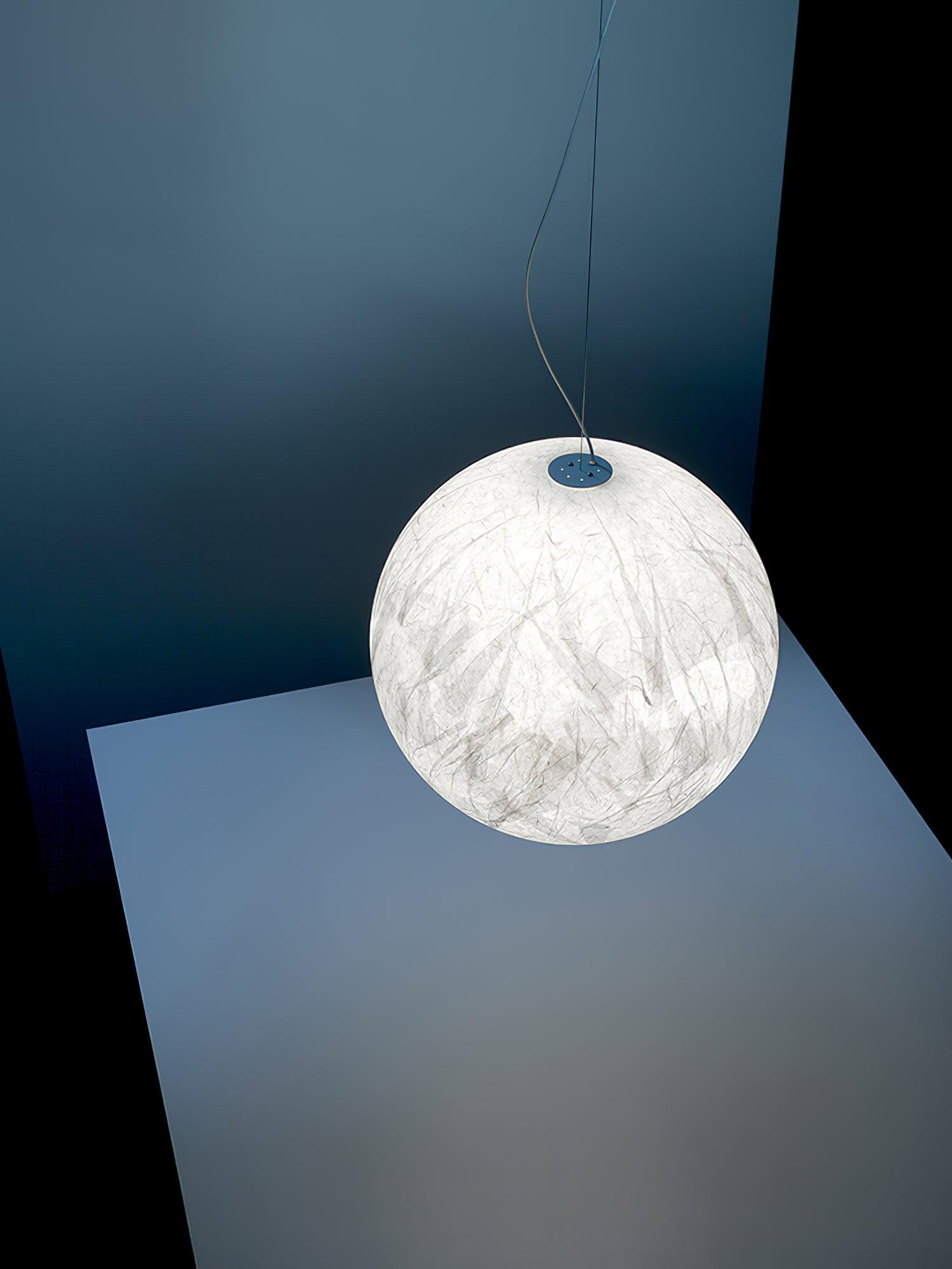 Globe Minimalist Silk Pendant Lamp - Blowlighting