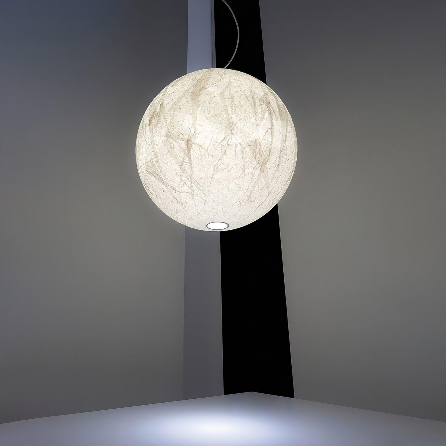 Globe Minimalist Silk Pendant Lamp - Blowlighting