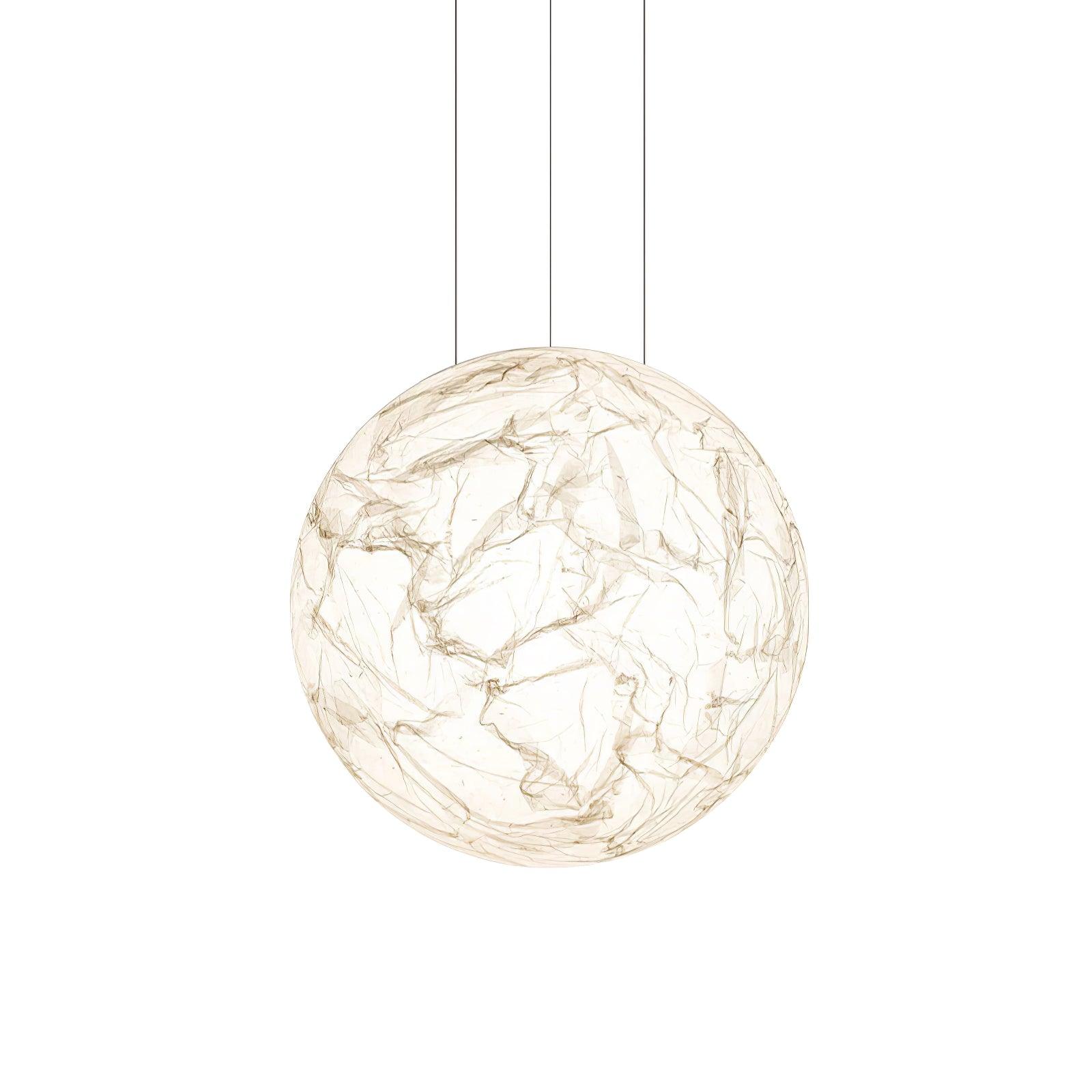 Globe Minimalist Silk Pendant Lamp - Blowlighting