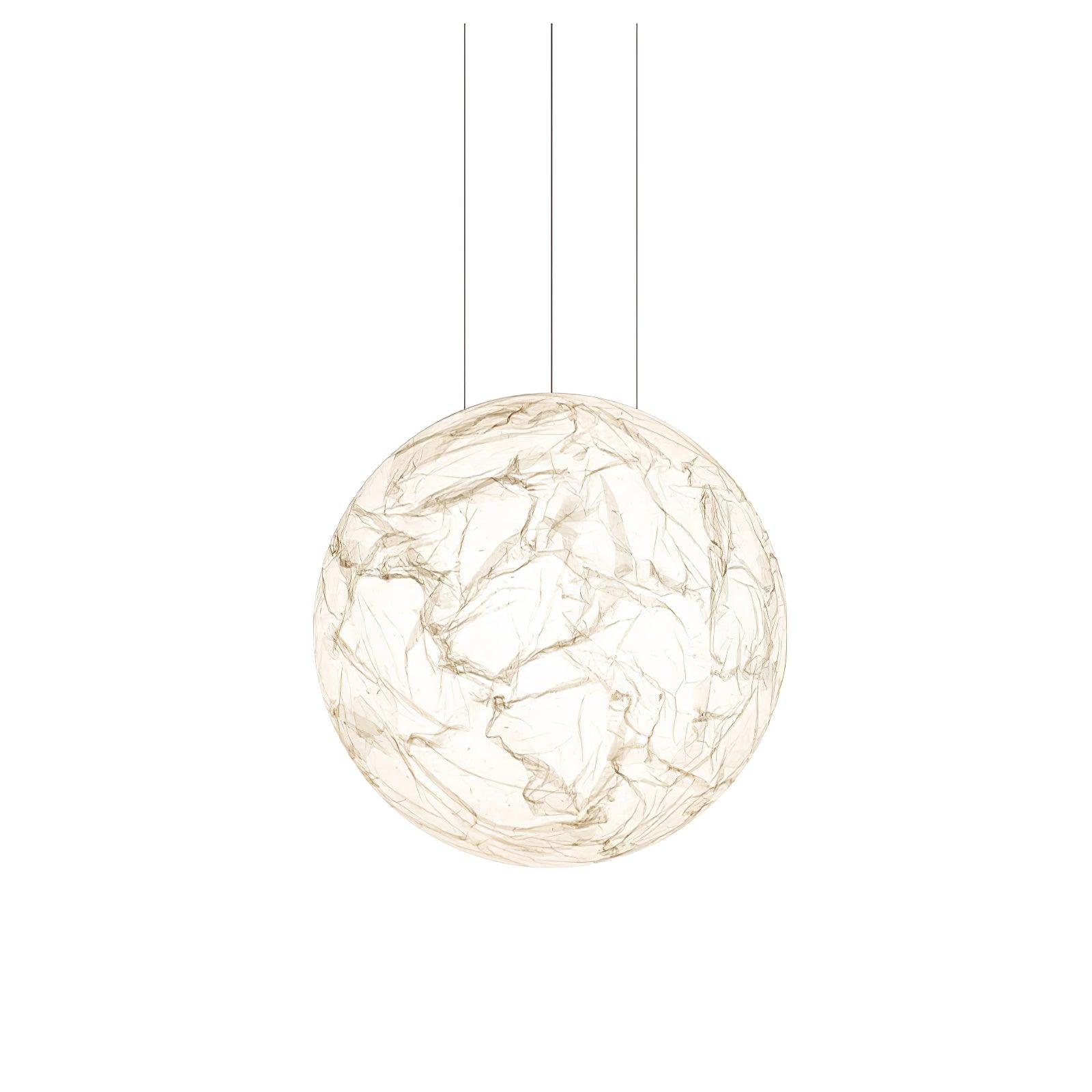 Globe Minimalist Silk Pendant Lamp - Blowlighting