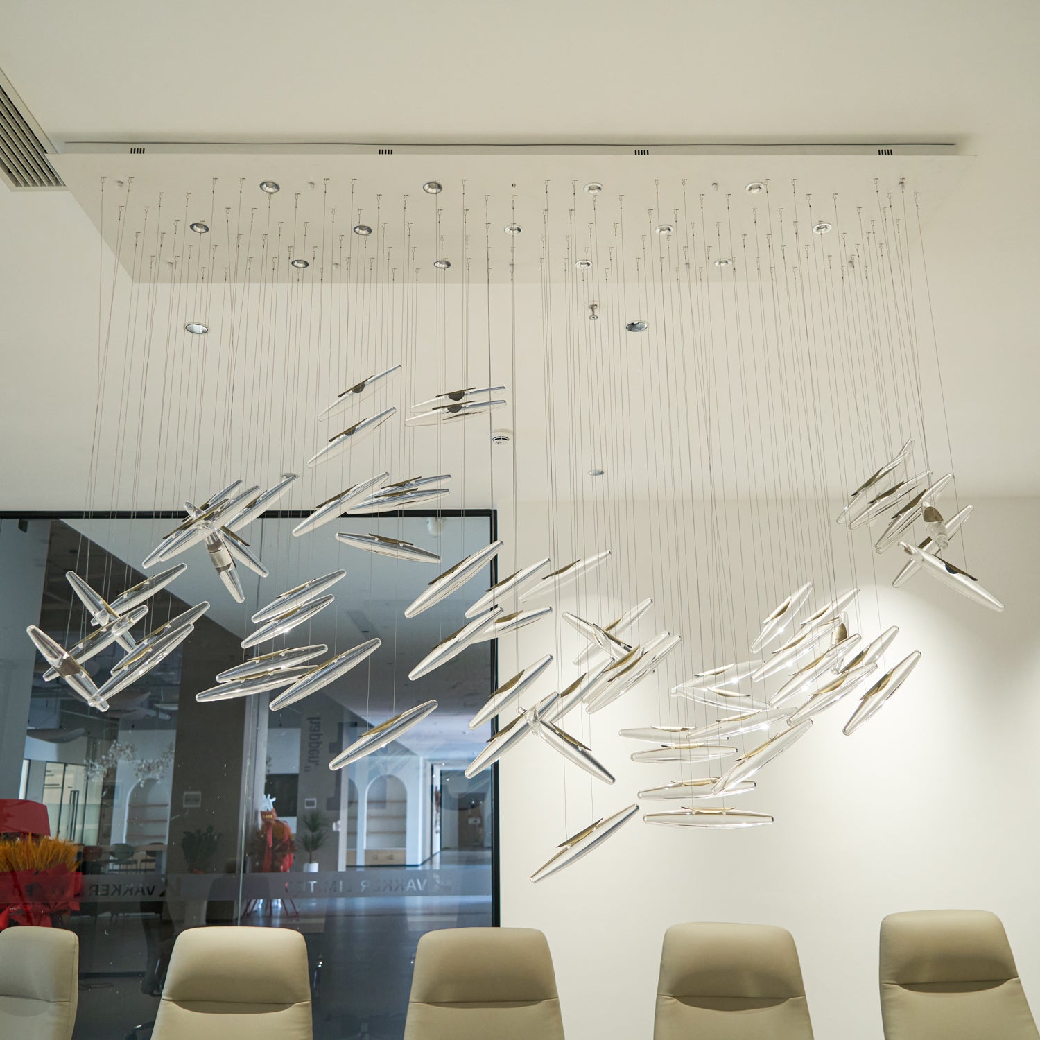 Moonlight Whispers Chandelier - Blowlighting