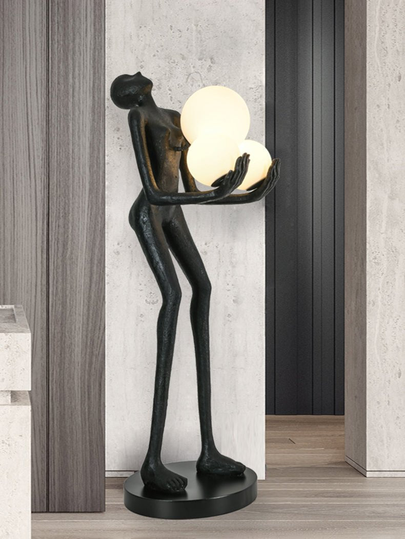 Erthearae Abstract Iron Floor Lamp - Blowlighting