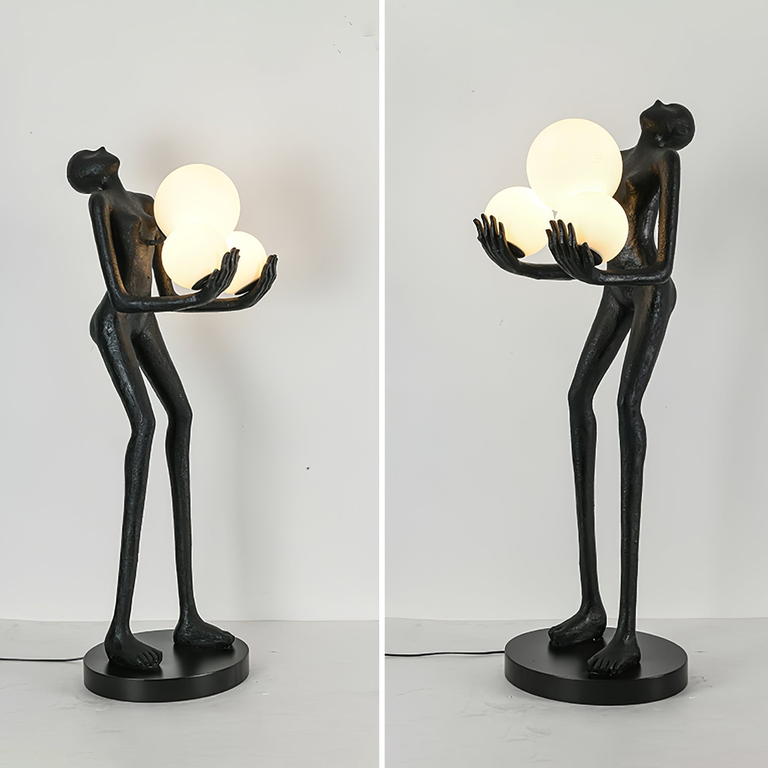 Erthearae Abstract Iron Floor Lamp - Blowlighting