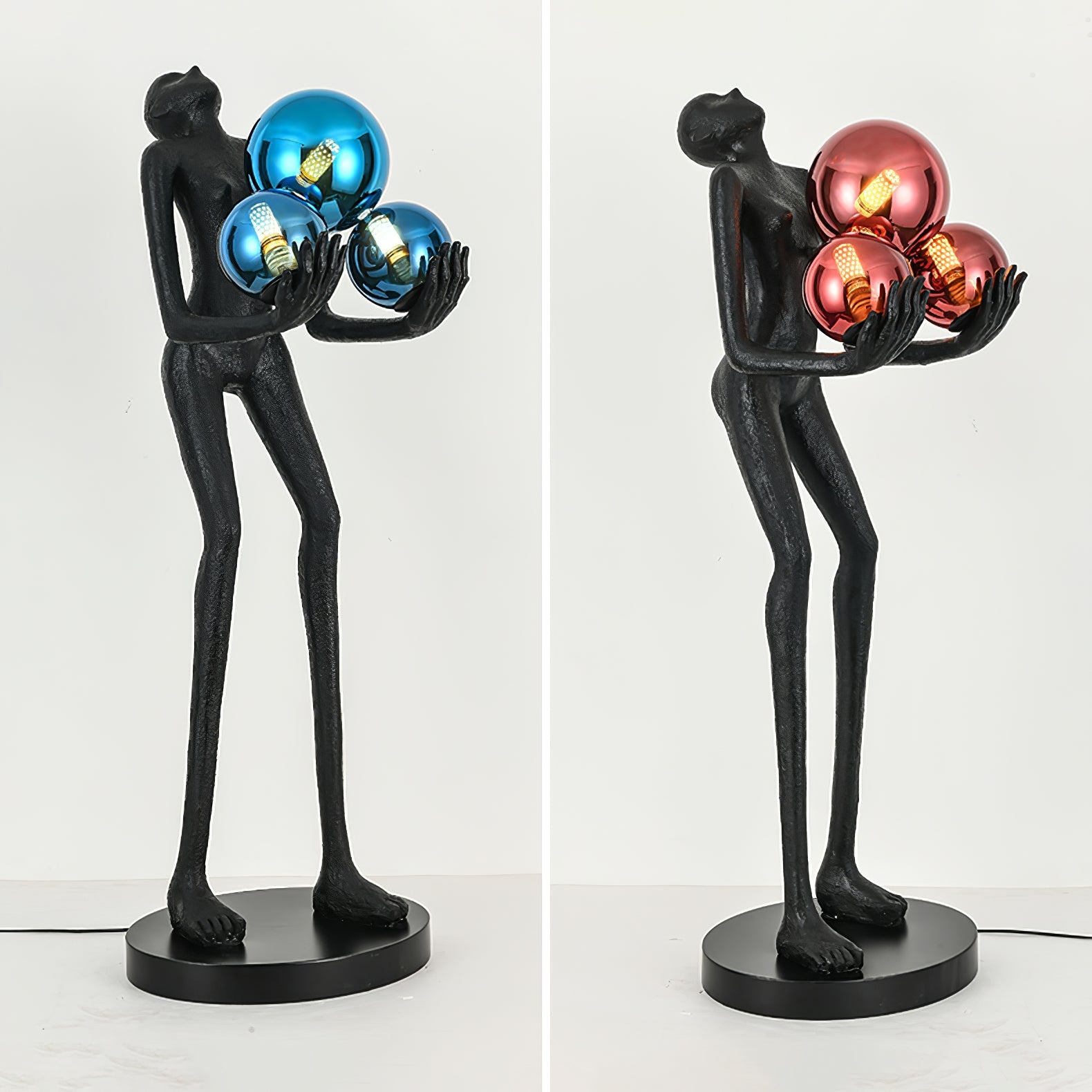 Erthearae Abstract Iron Floor Lamp - Blowlighting