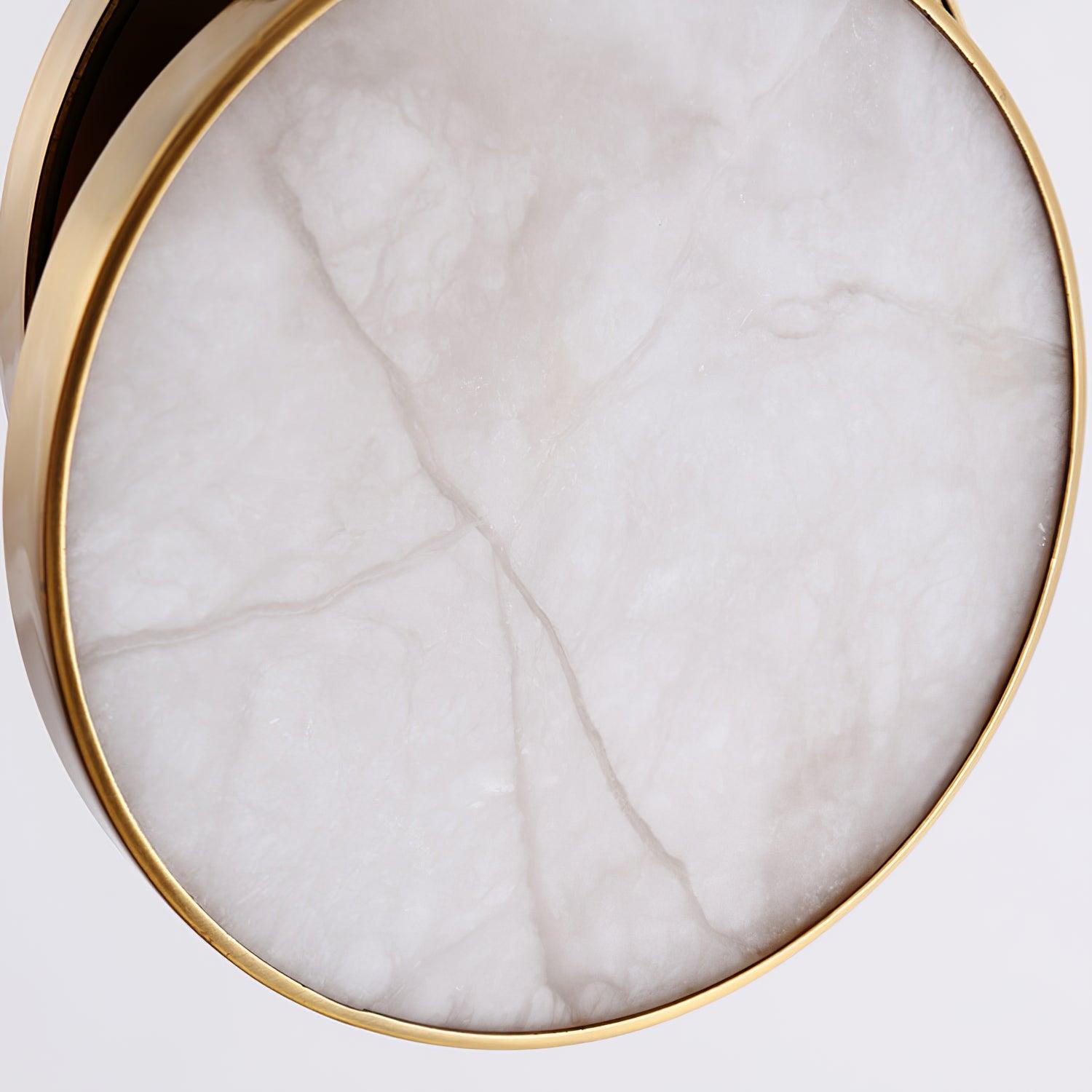 Synoryra Dual Disc Alabaster Pendant Light - Blowlighting
